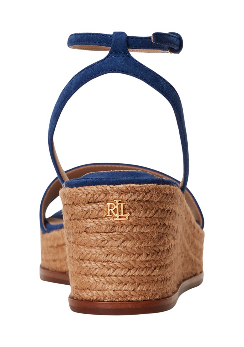  Leona Suede Espadrille Sandals