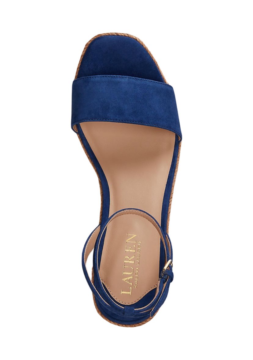  Leona Suede Espadrille Sandals