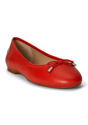 Lauren Ralph Lauren Women's Jayna Nappa Leather Flats, 7M