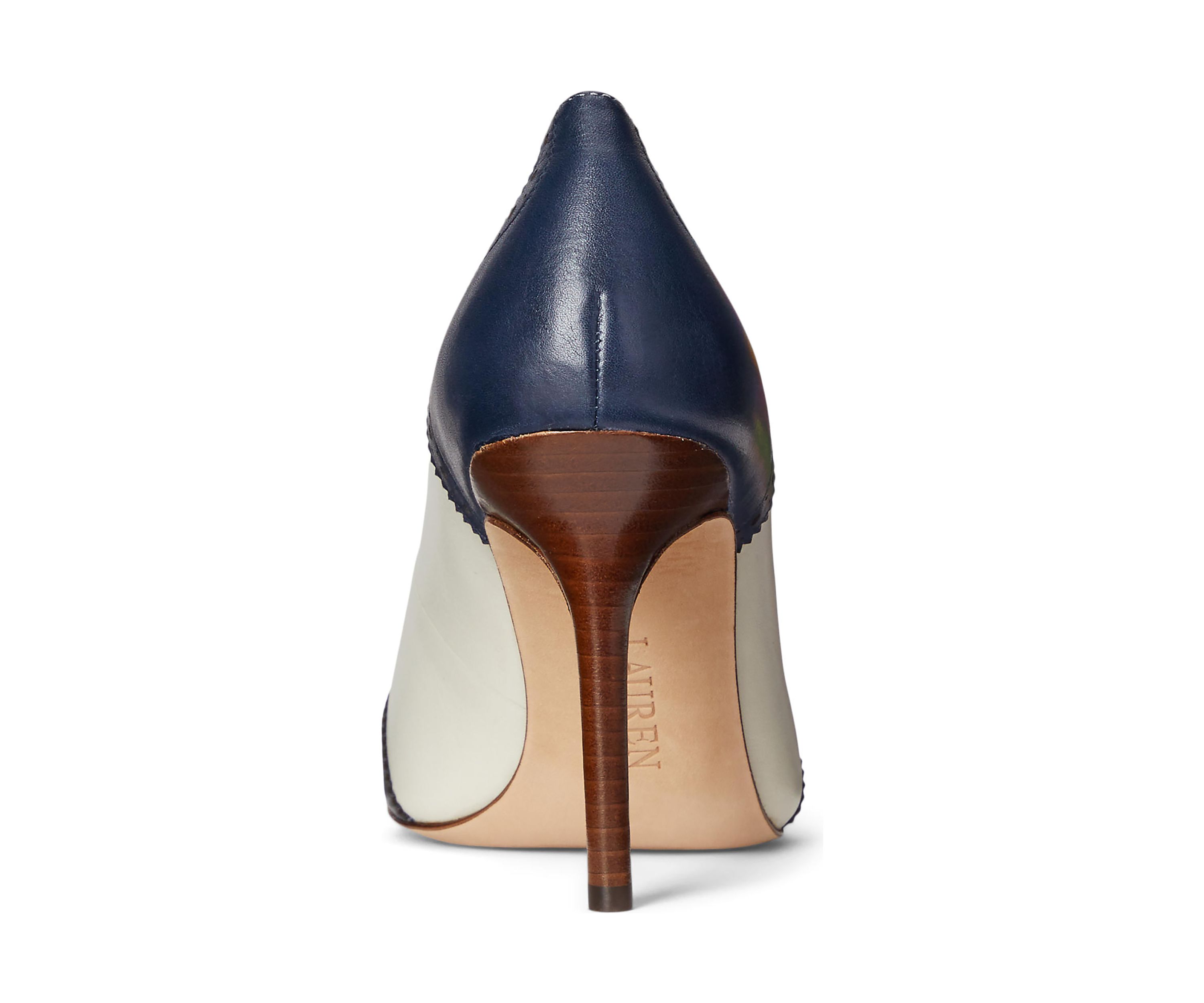 Lynden Nappa & Burnished Leather Pumps