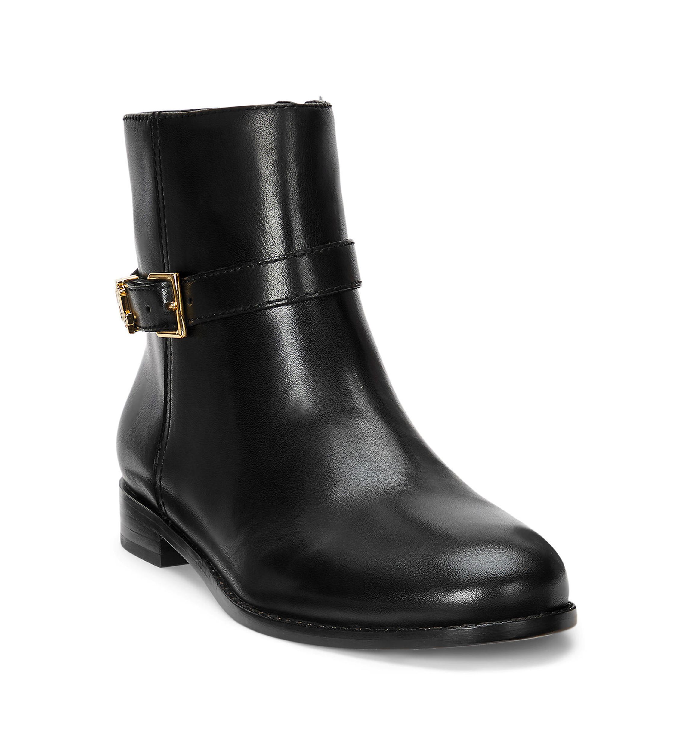 Brooke Burnished Leather Booties