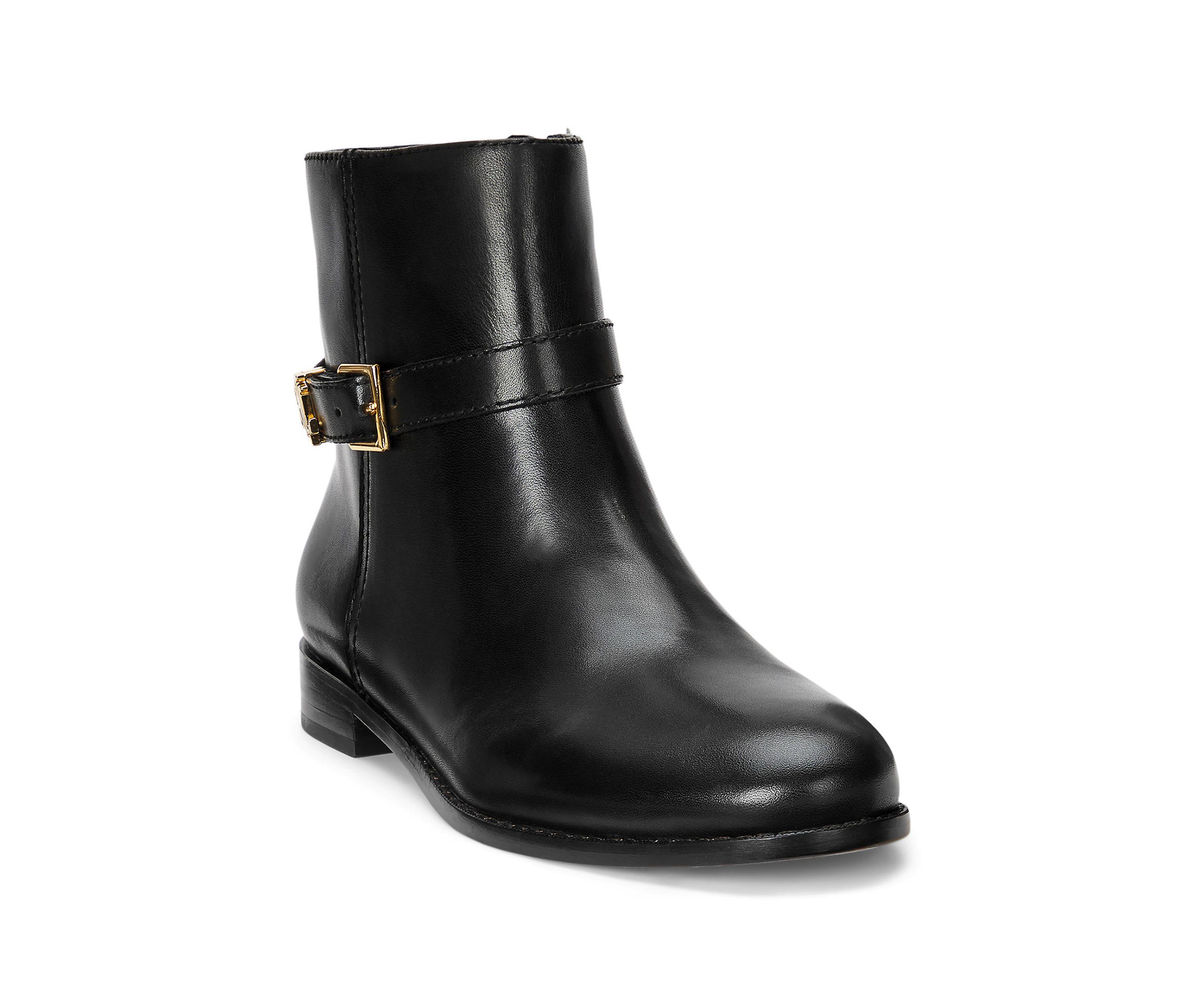 Brooke Burnished Leather Booties
