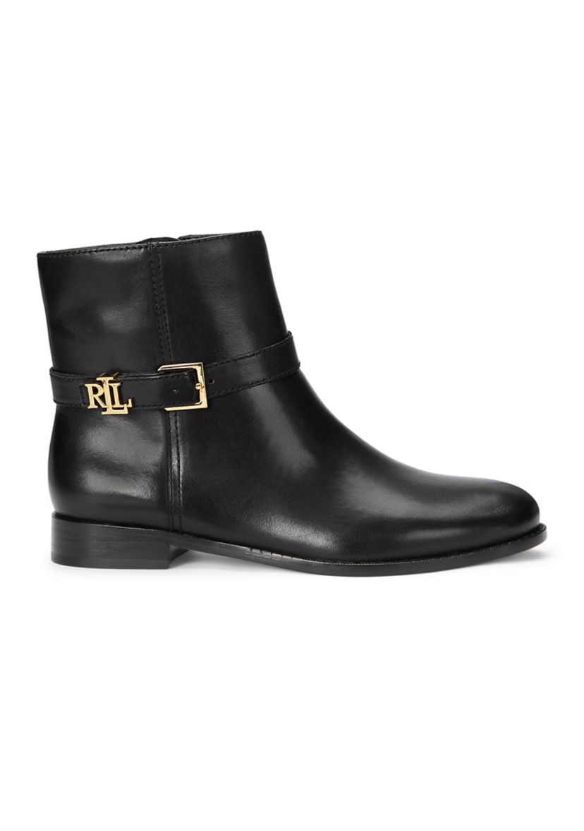Brooke Burnished Leather Booties