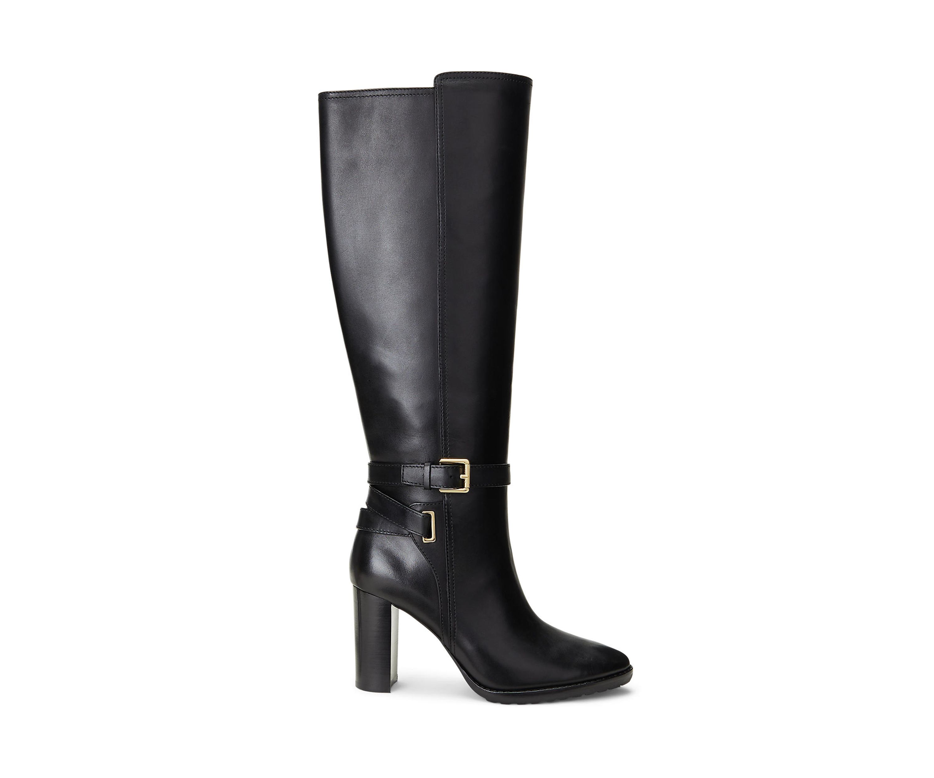 Manchester Burnished Leather Tall Boots