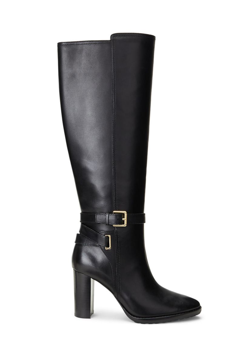 Manchester Burnished Leather Tall Boots