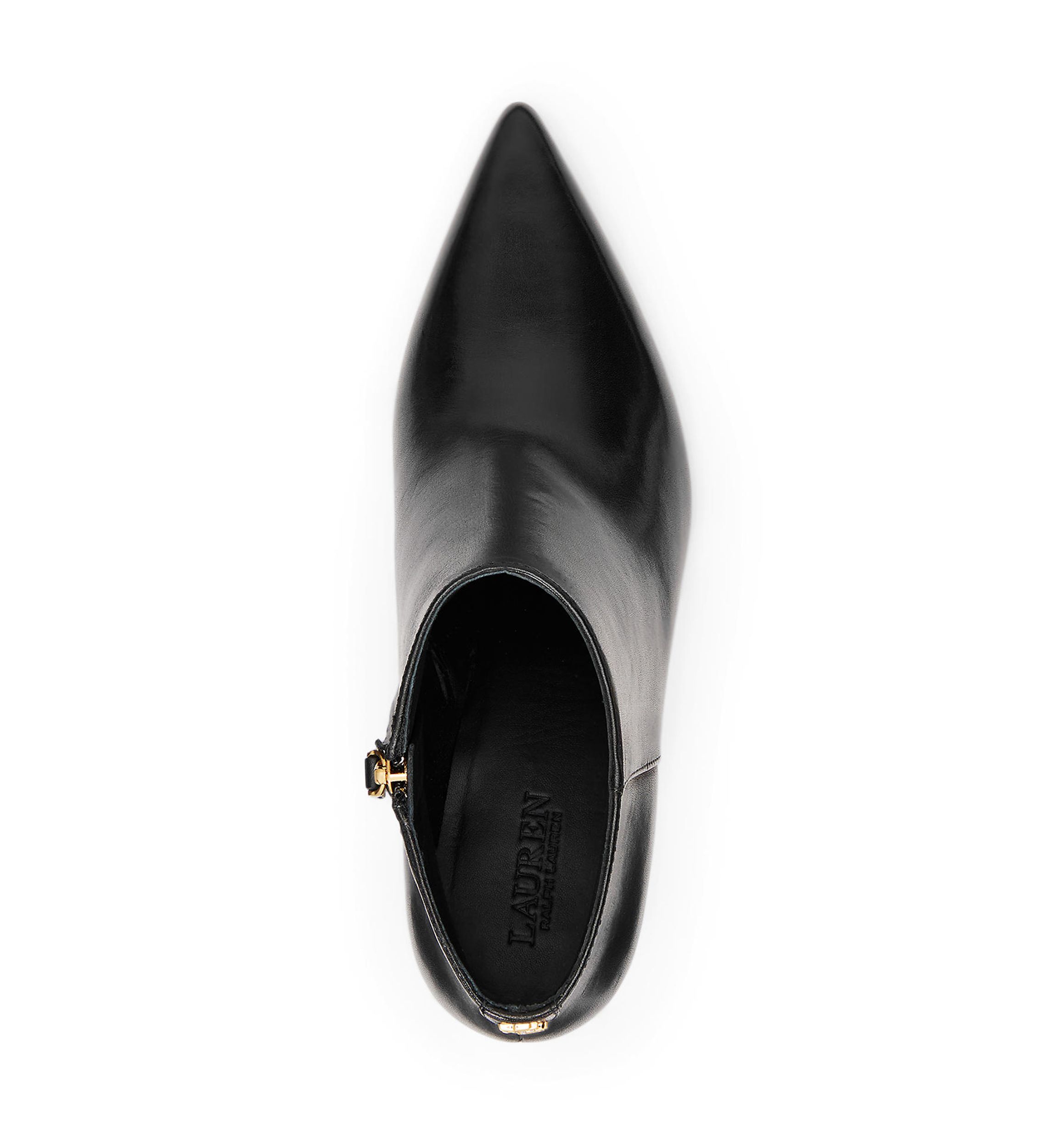 Lizie Burnished Leather Booties