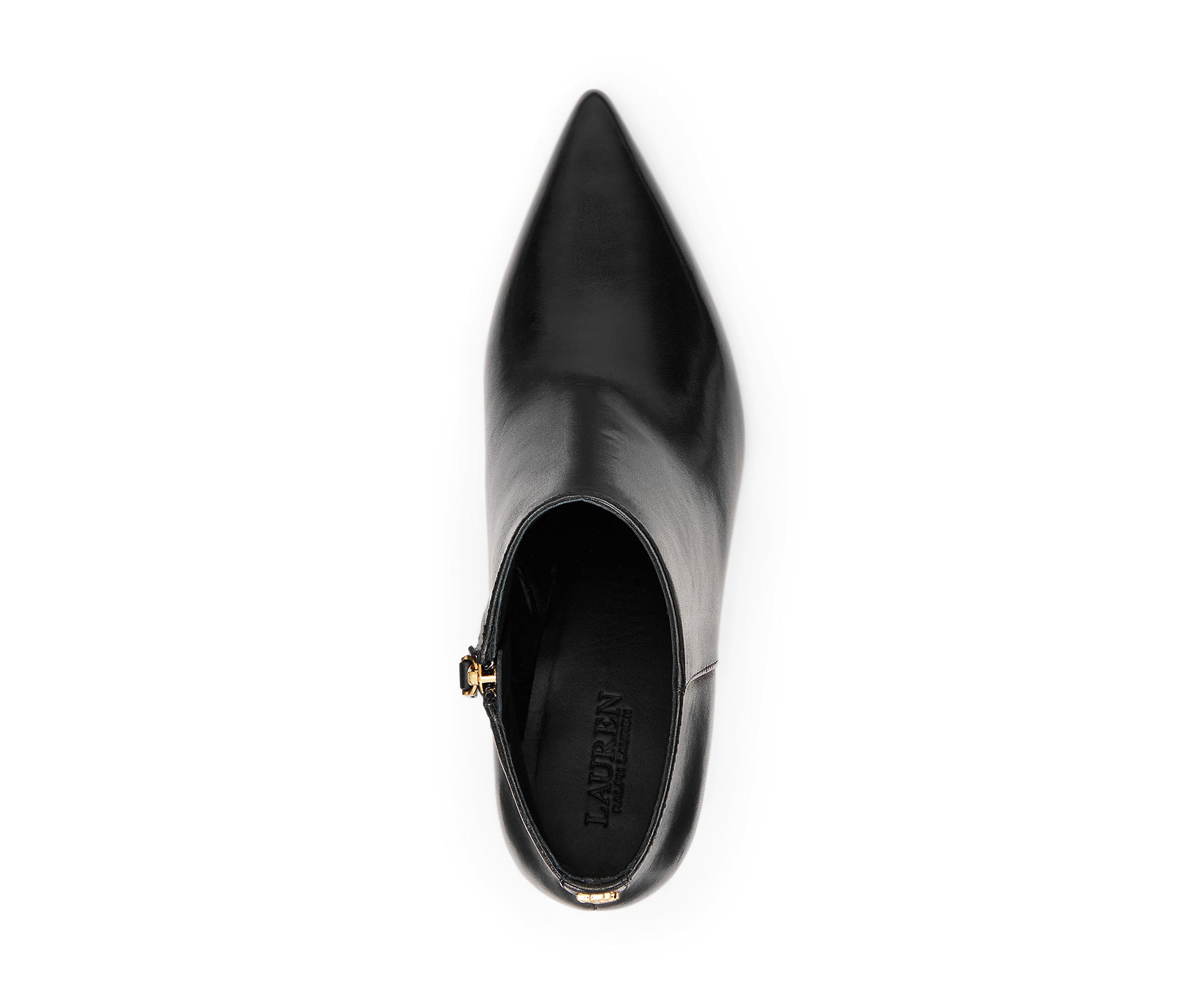 Lizie Burnished Leather Booties