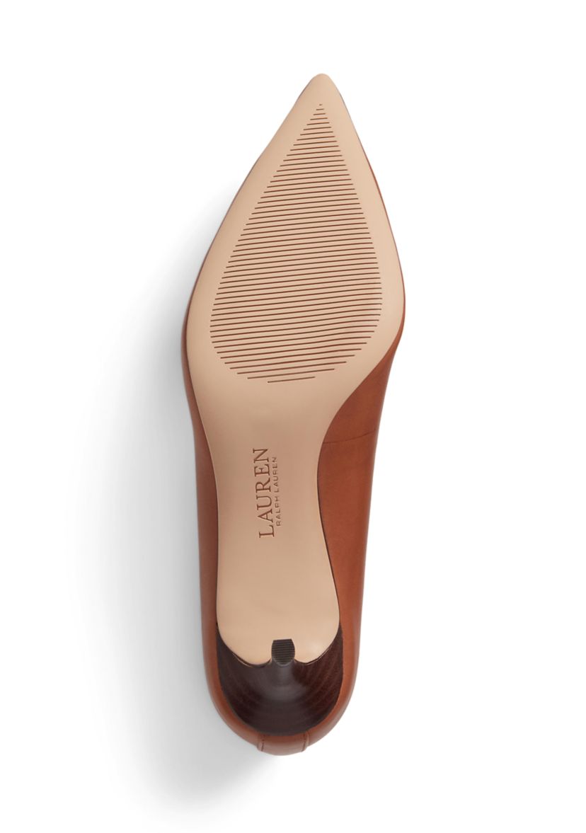 Lanette Bow-Trim Suede Pumps