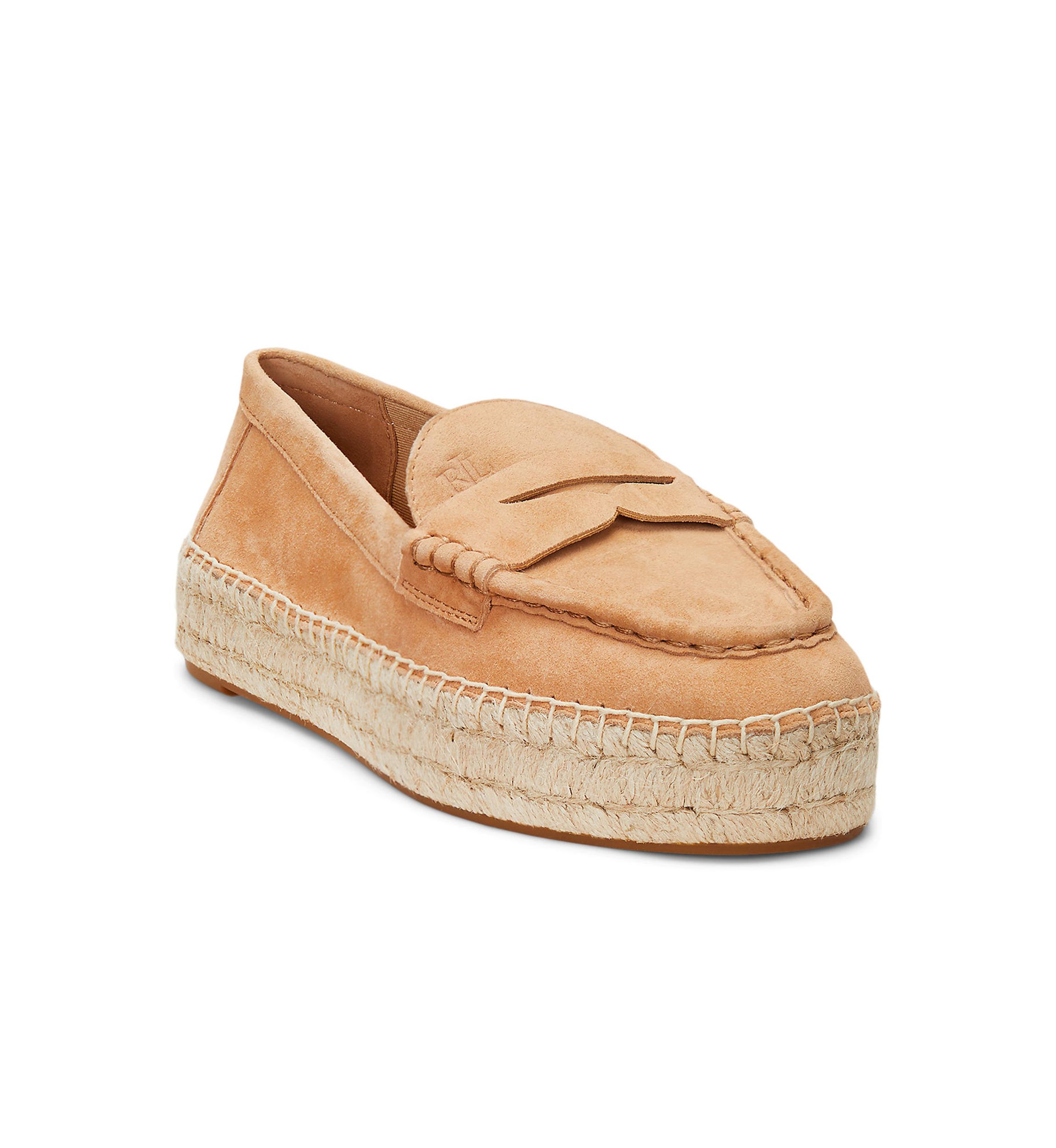 Luize Suede Loafer Espadrilles