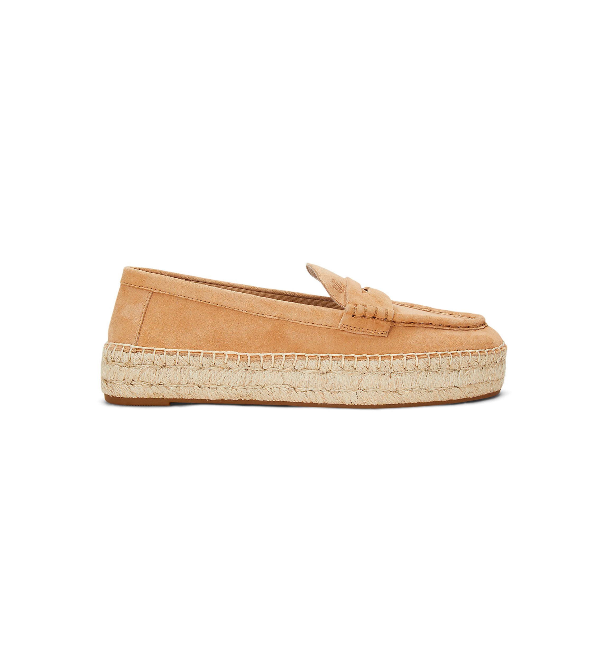 Luize Suede Loafer Espadrilles