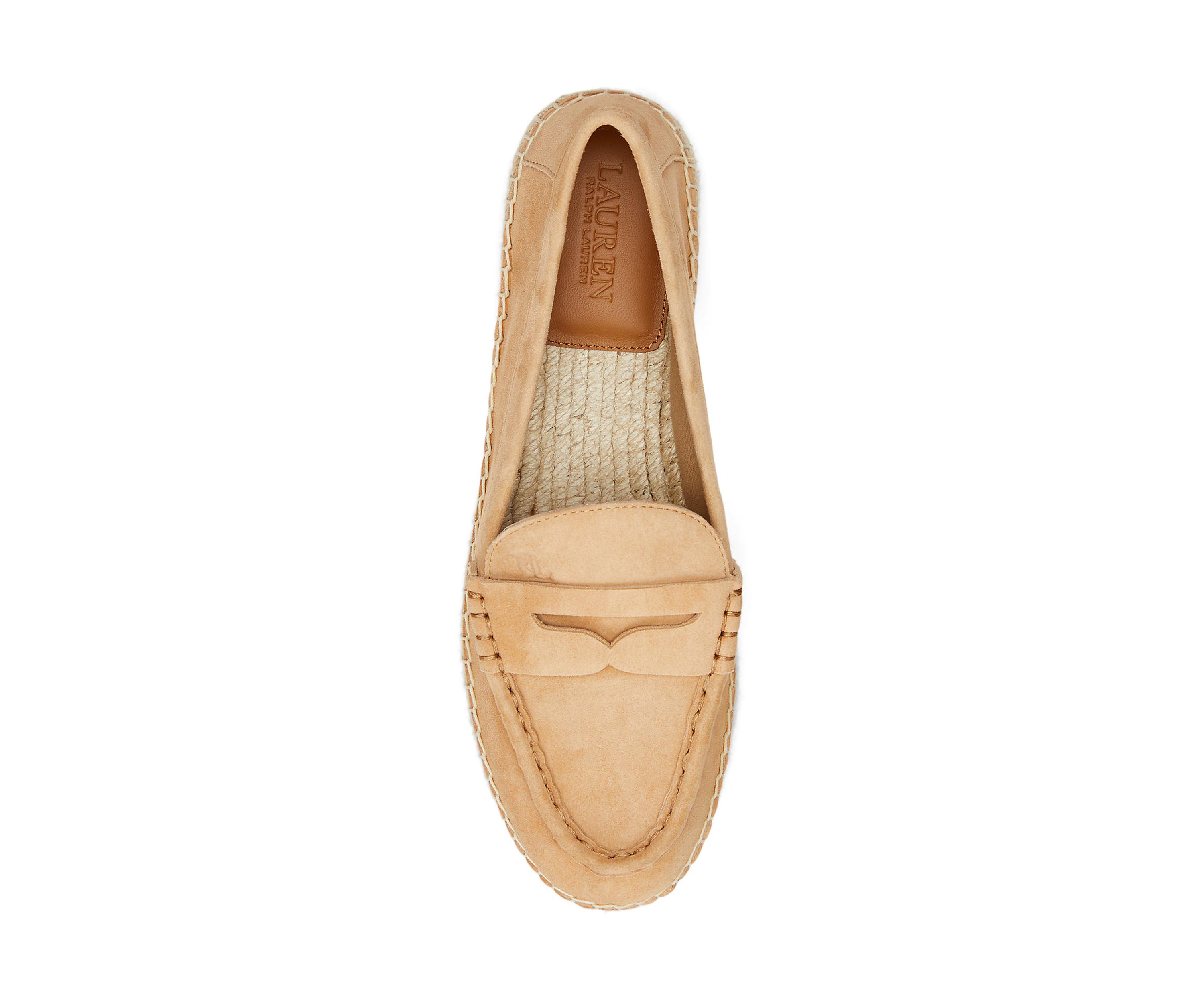 Luize Suede Loafer Espadrilles