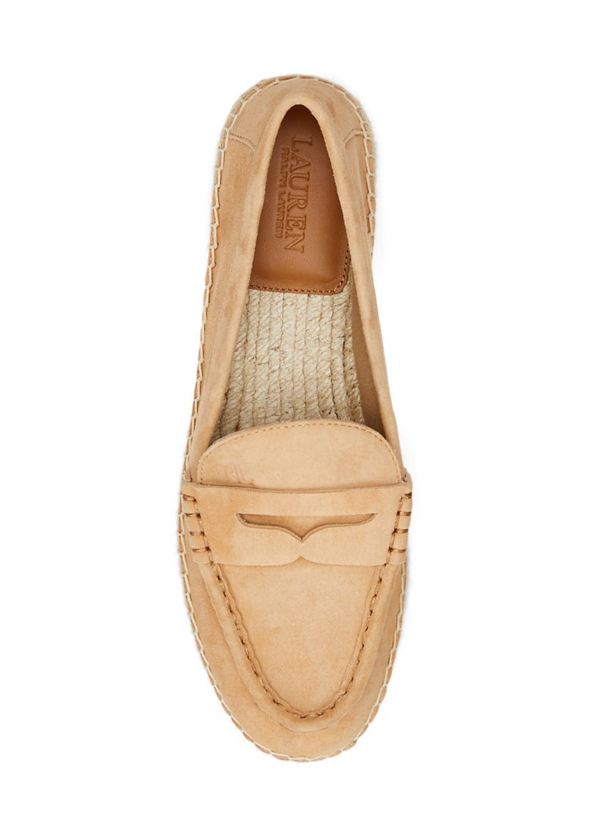 Luize Suede Loafer Espadrilles