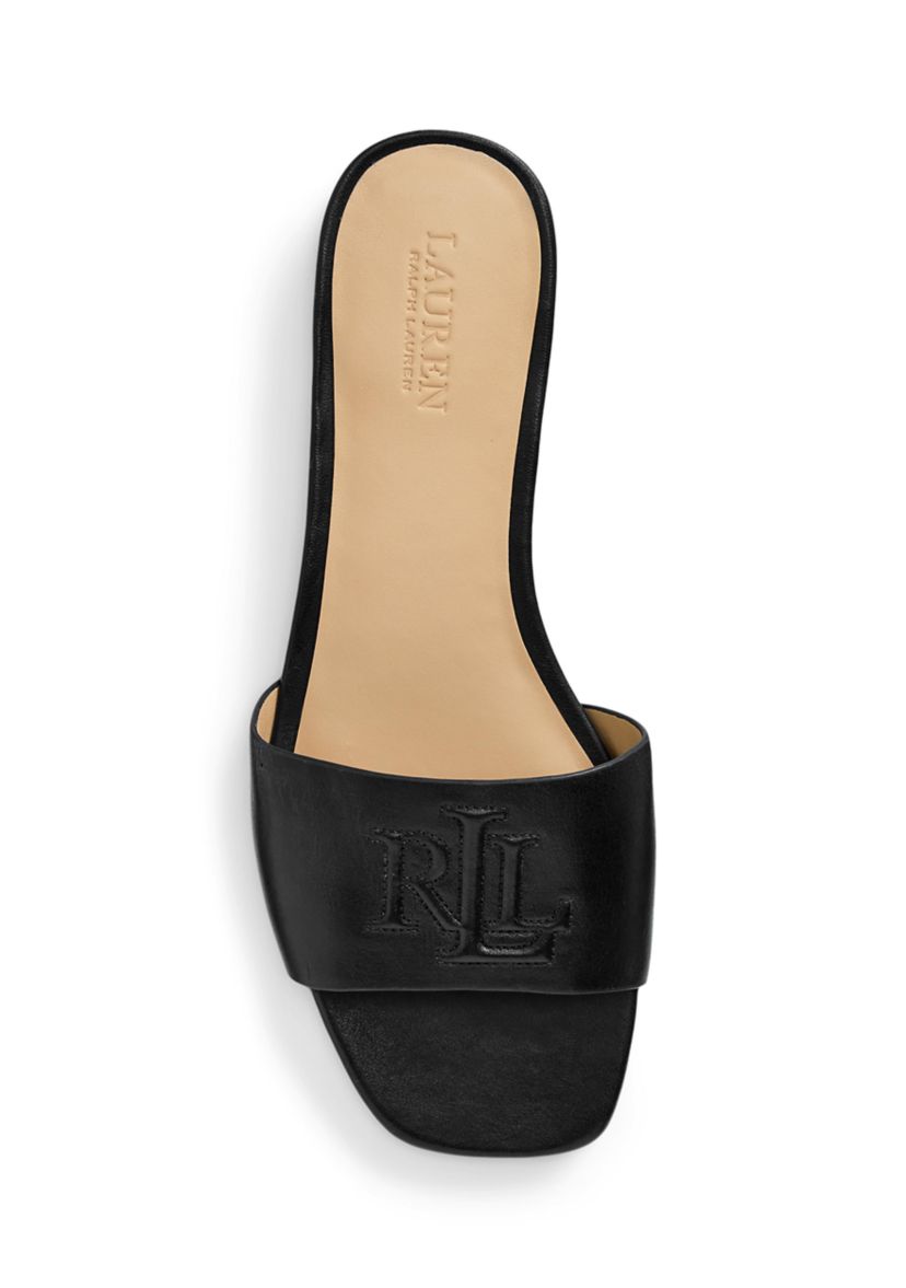 Everley Calfskin Slide Sandals