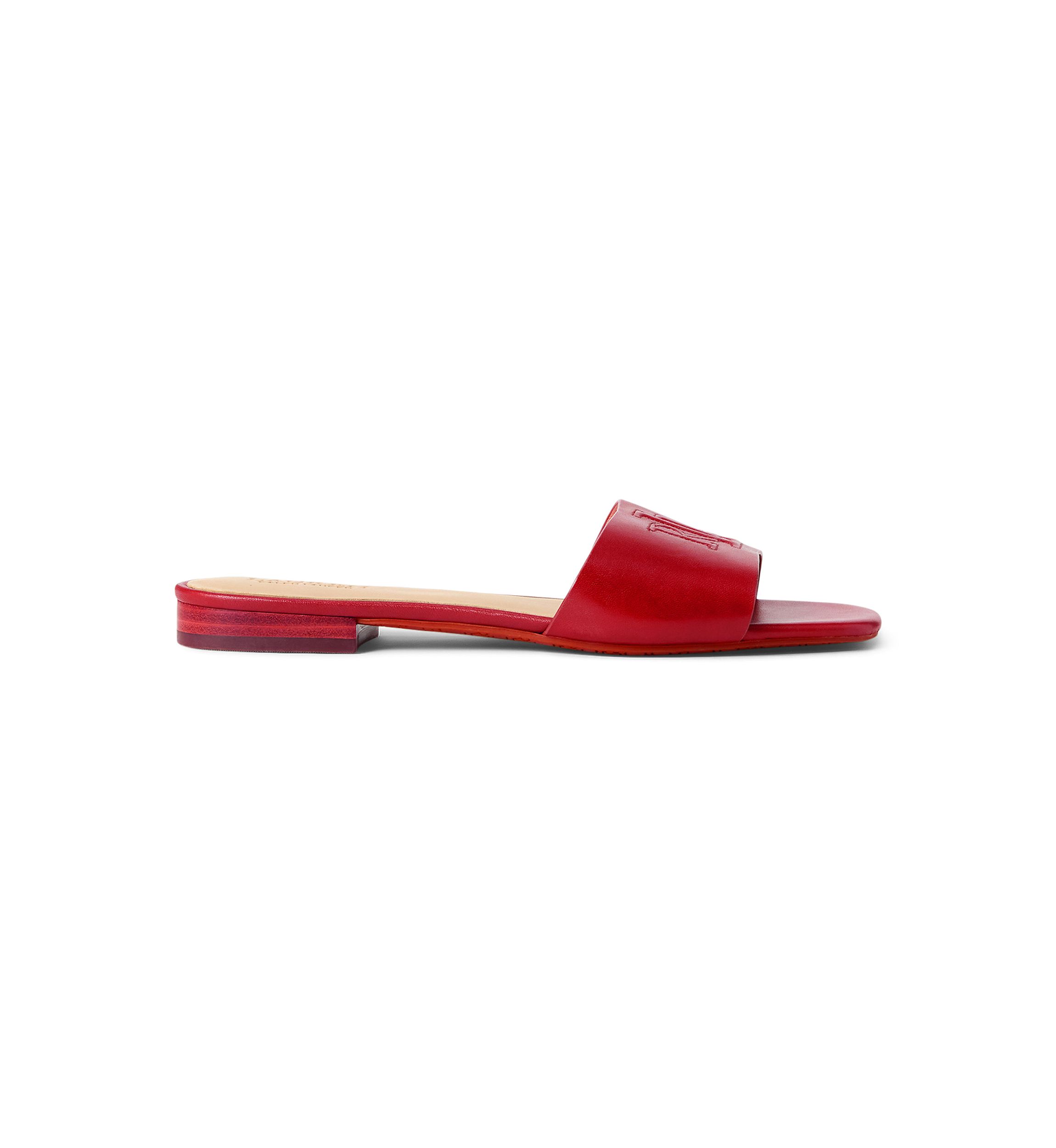 Everley Nappa Leather Slide Sandals