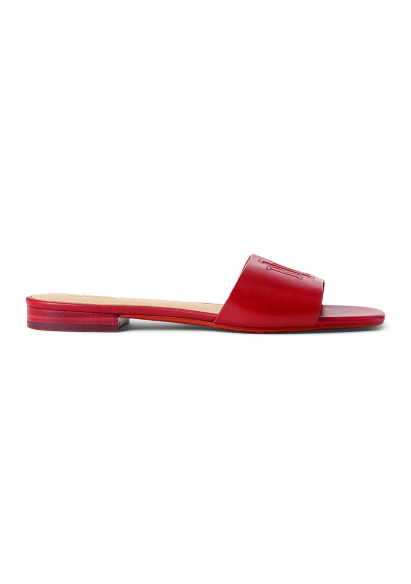 Everley Nappa Leather Slide Sandals