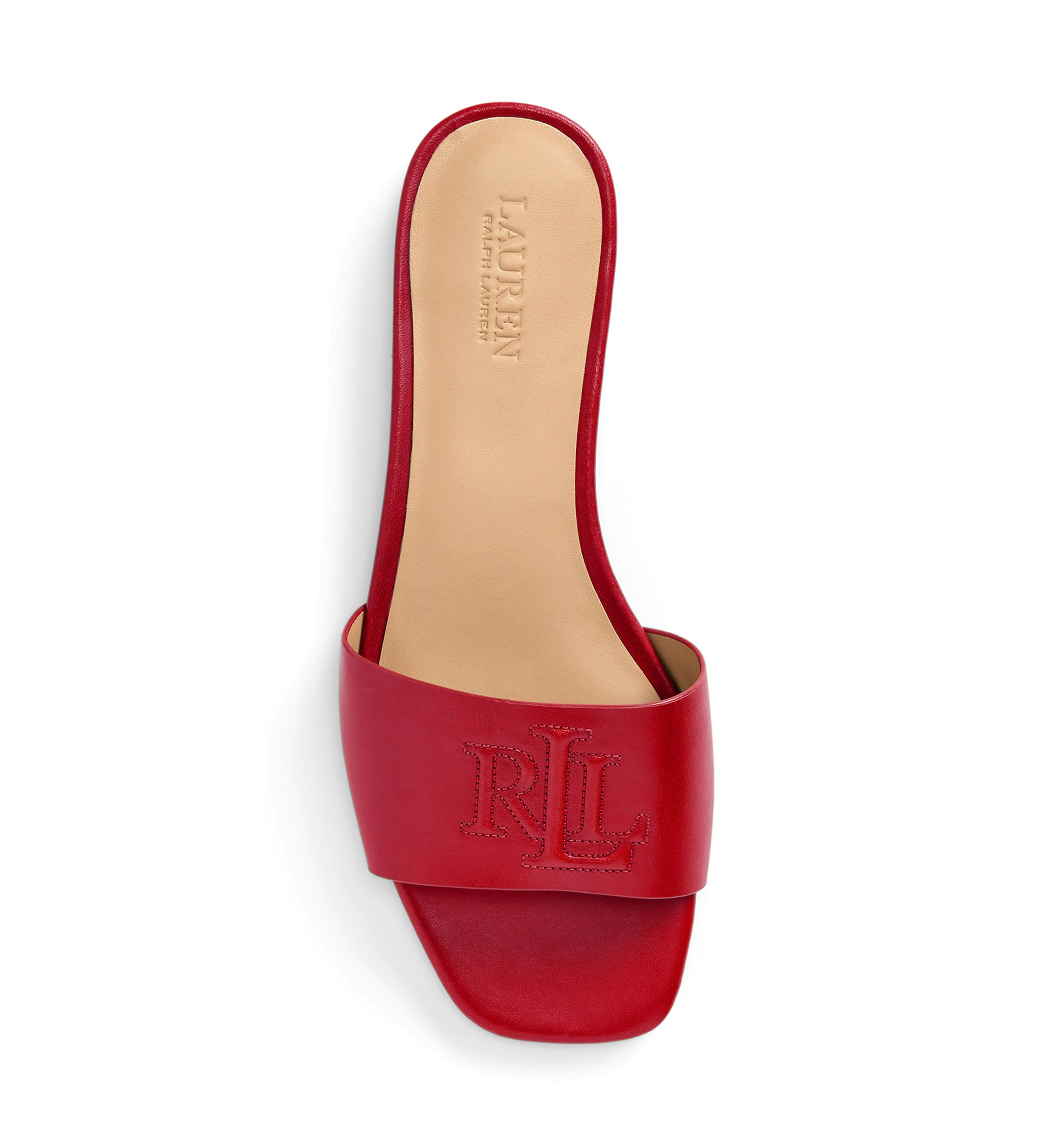 Everley Nappa Leather Slide Sandals