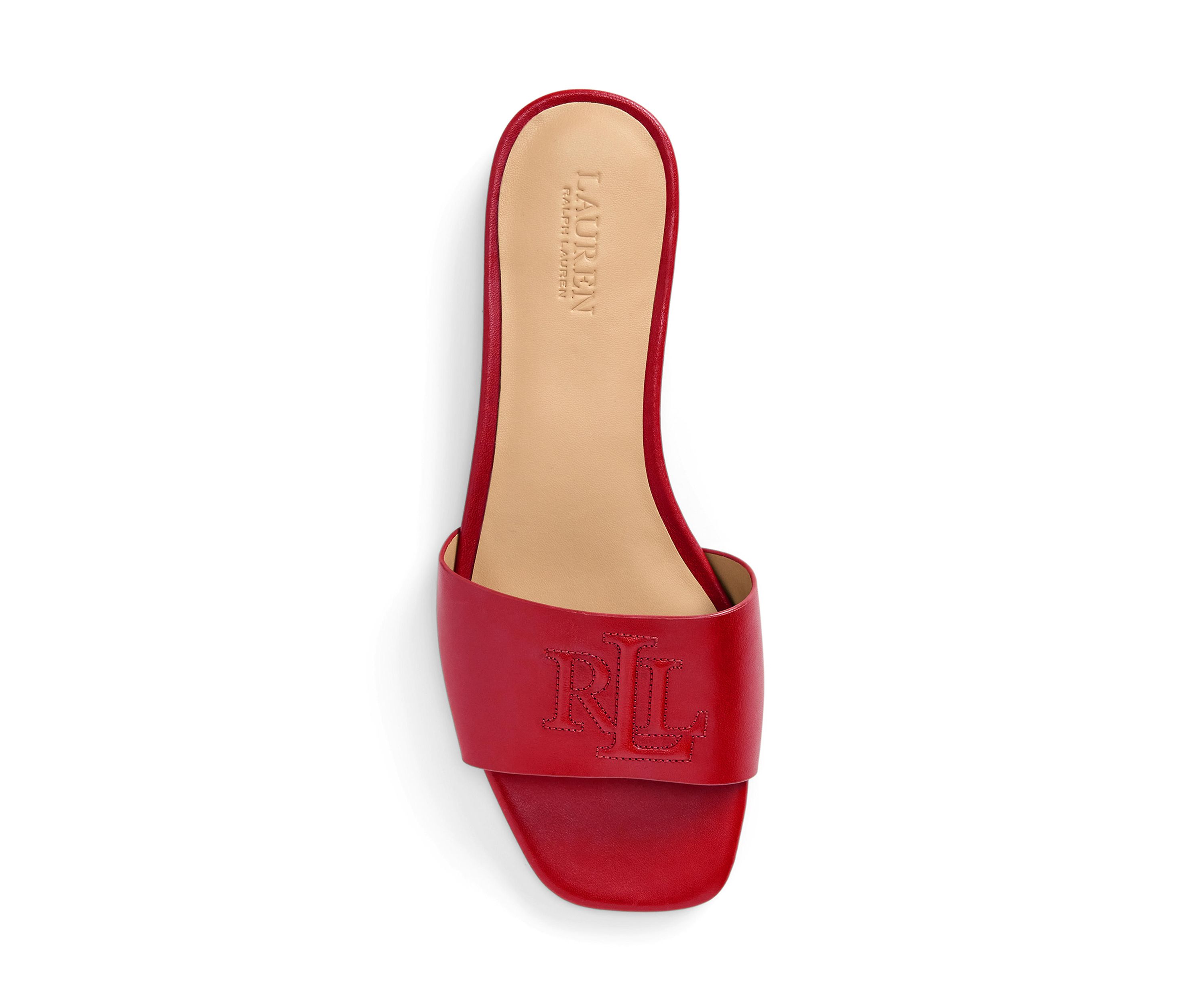 Everley Nappa Leather Slide Sandals