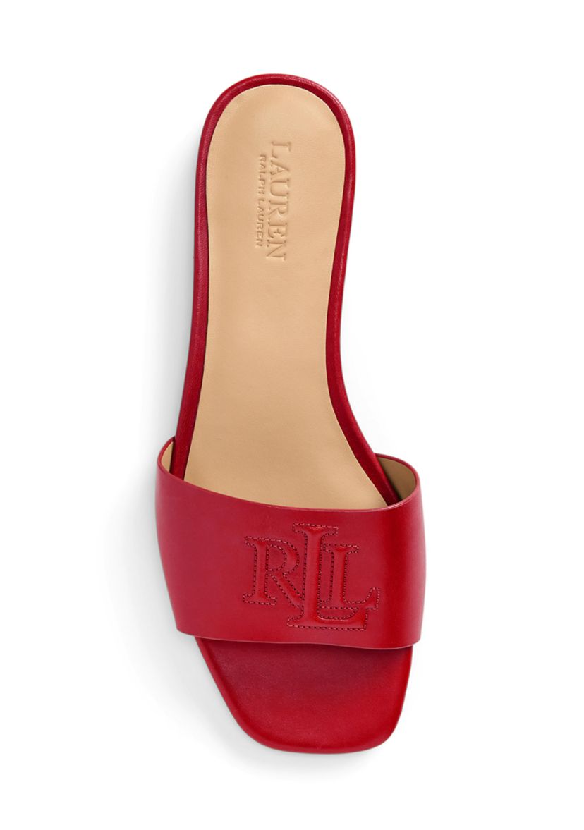 Everley Nappa Leather Slide Sandals