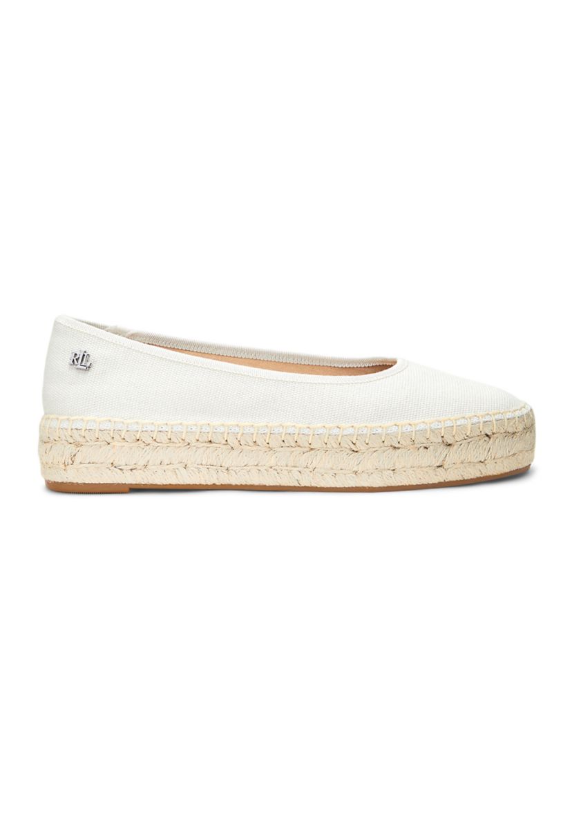 Luize Canvas Ballet Espadrille Flats