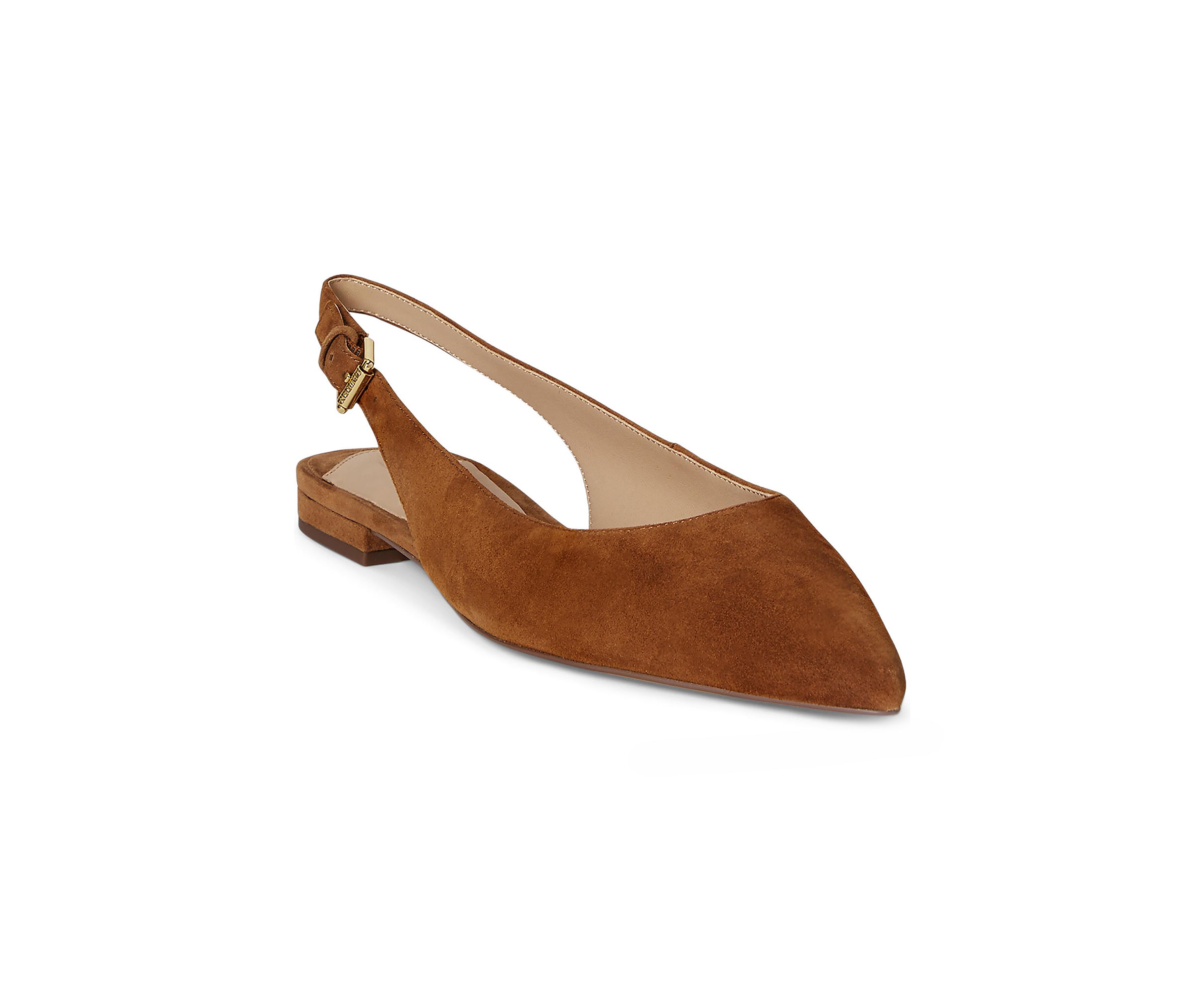 Londyn Suede Slingback Flats