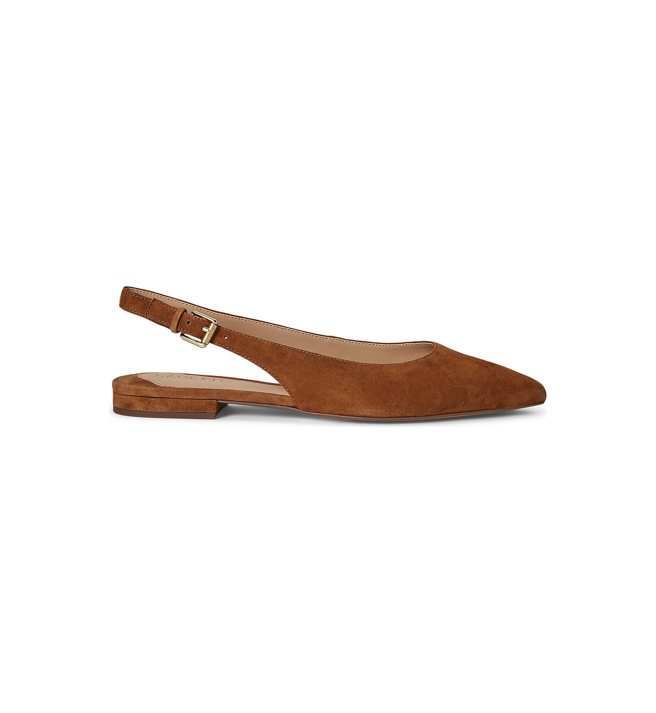 Londyn Suede Slingback Flats