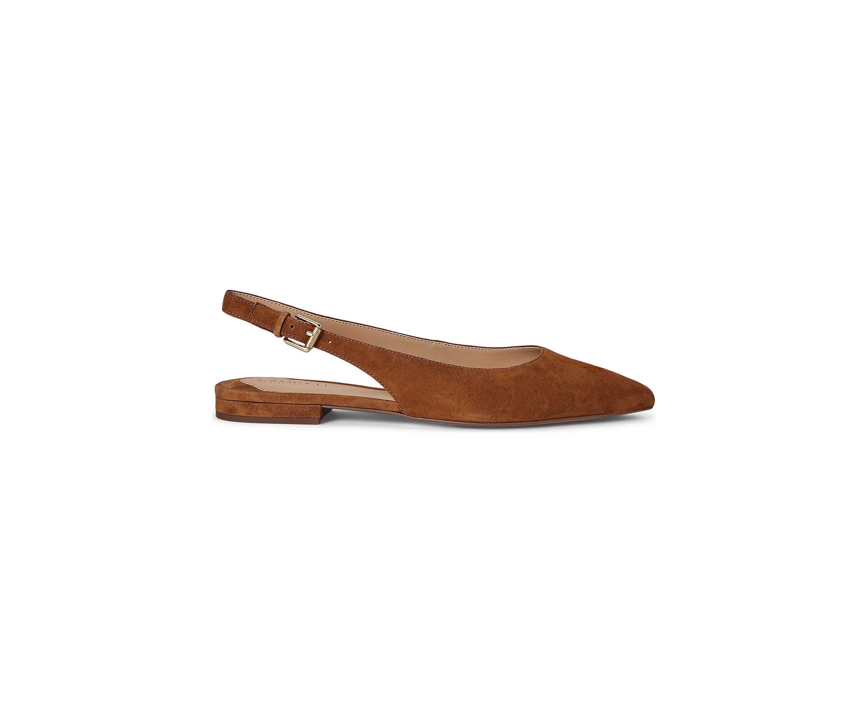 Londyn Suede Slingback Flats