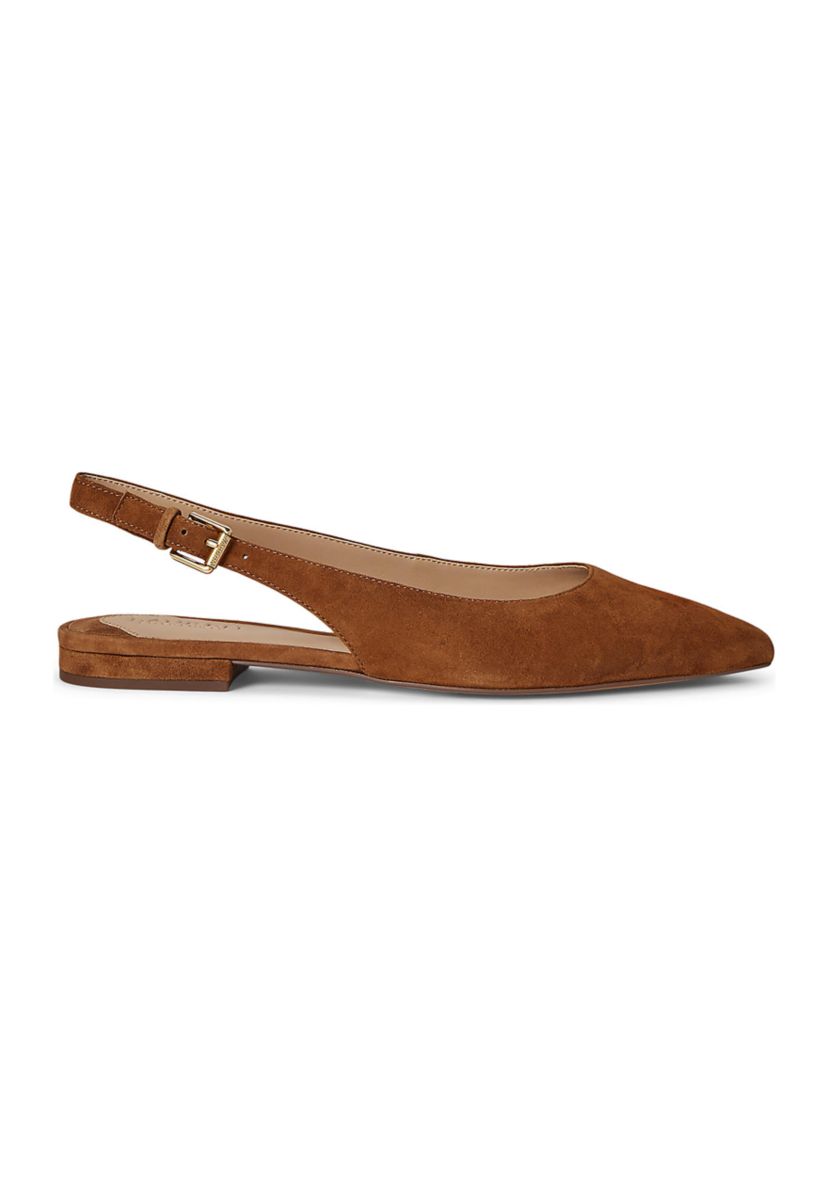 Londyn Suede Slingback Flats