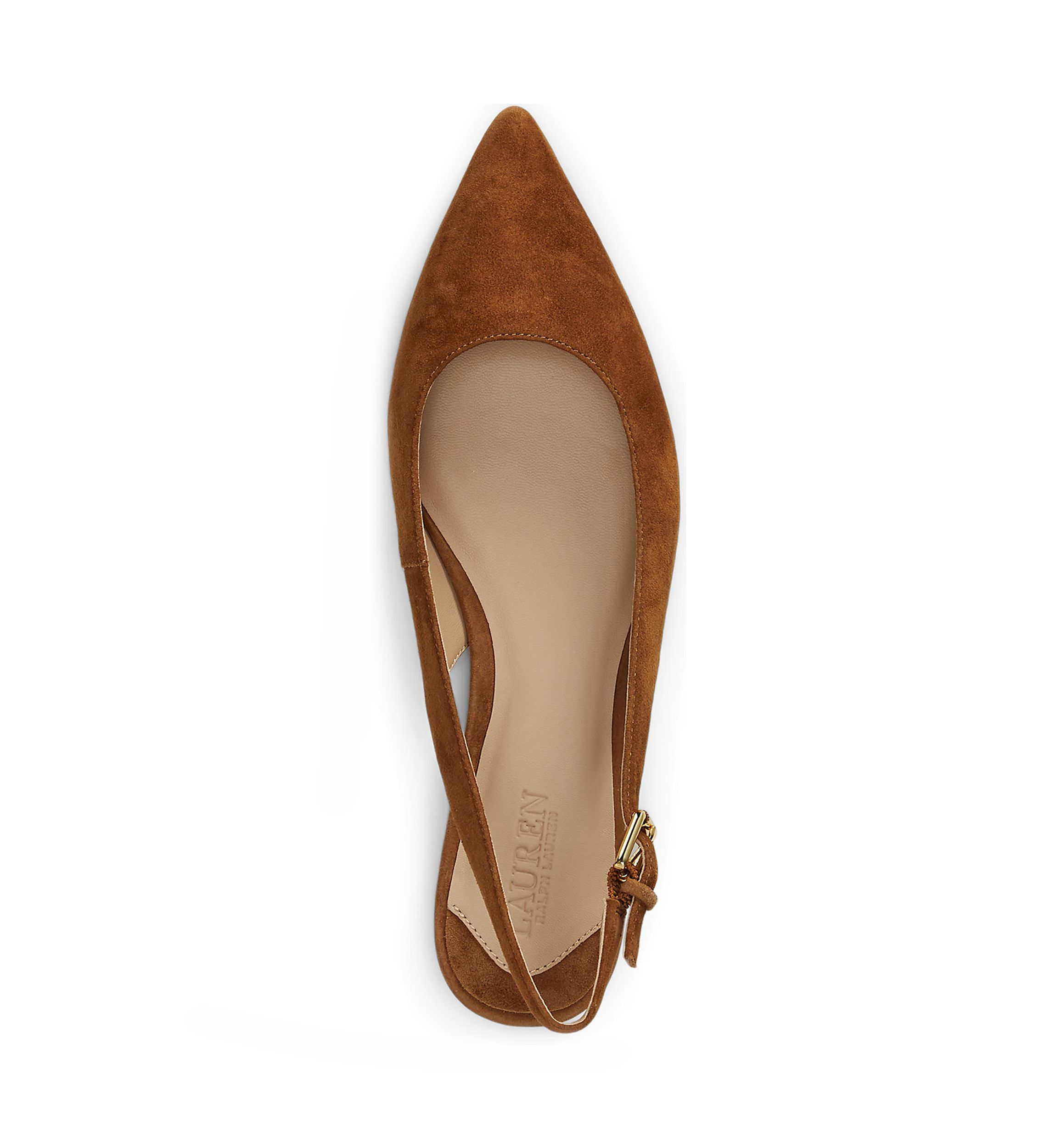 Londyn Suede Slingback Flats
