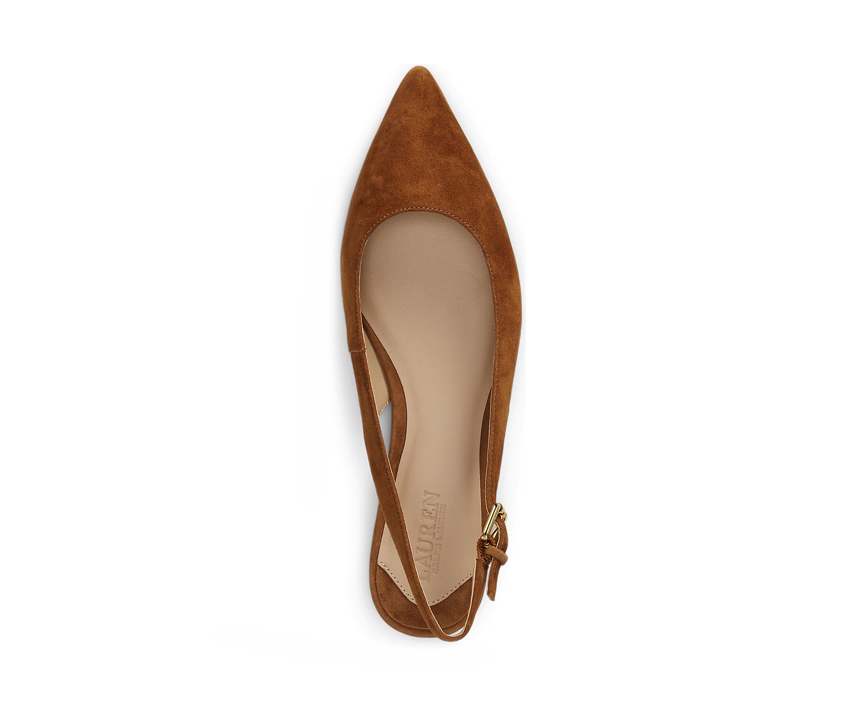 Londyn Suede Slingback Flats