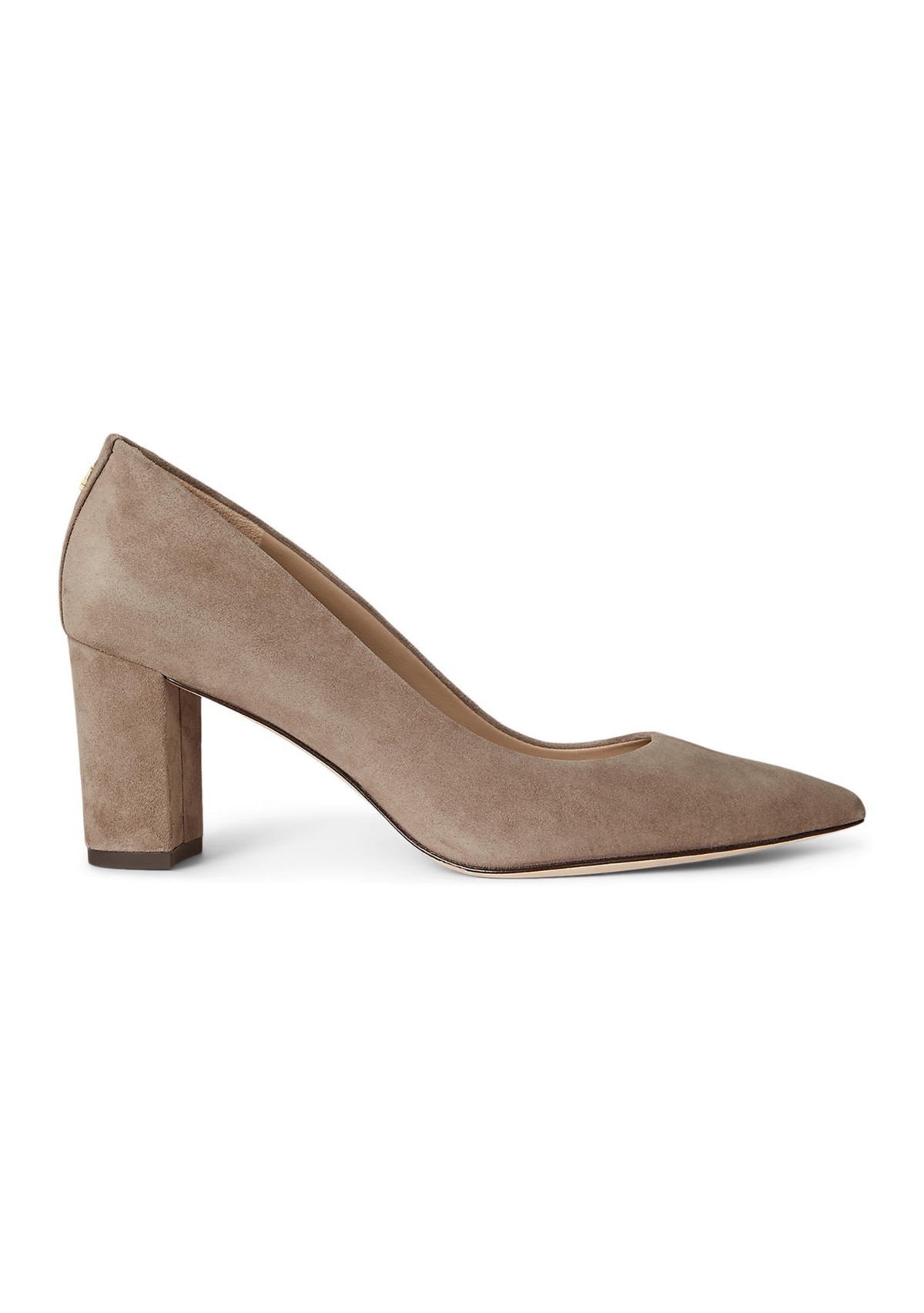 Lanette Suede Block-Heel Pumps
