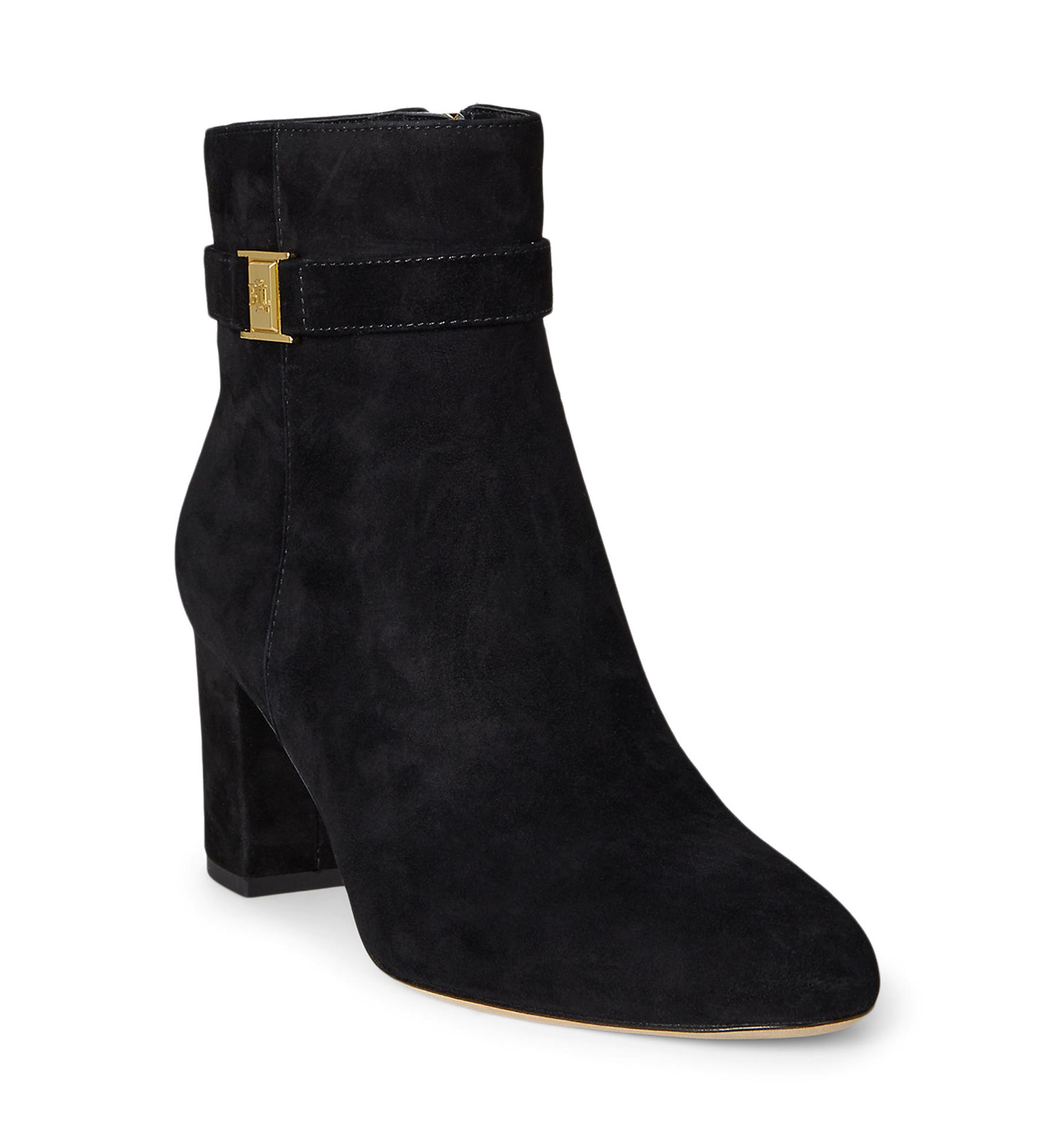 lauren ralph lauren women's manchester buckled dress boot Deep Saddle Tan 8.5 B (M Artfully crafted with supple burnished leather the Manchester boot is elevated by equestrian Lauren Ralph Lauren McKinsey Polo