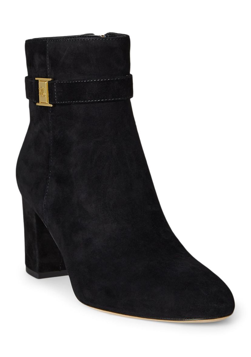 Kellie Suede Bootie Heels