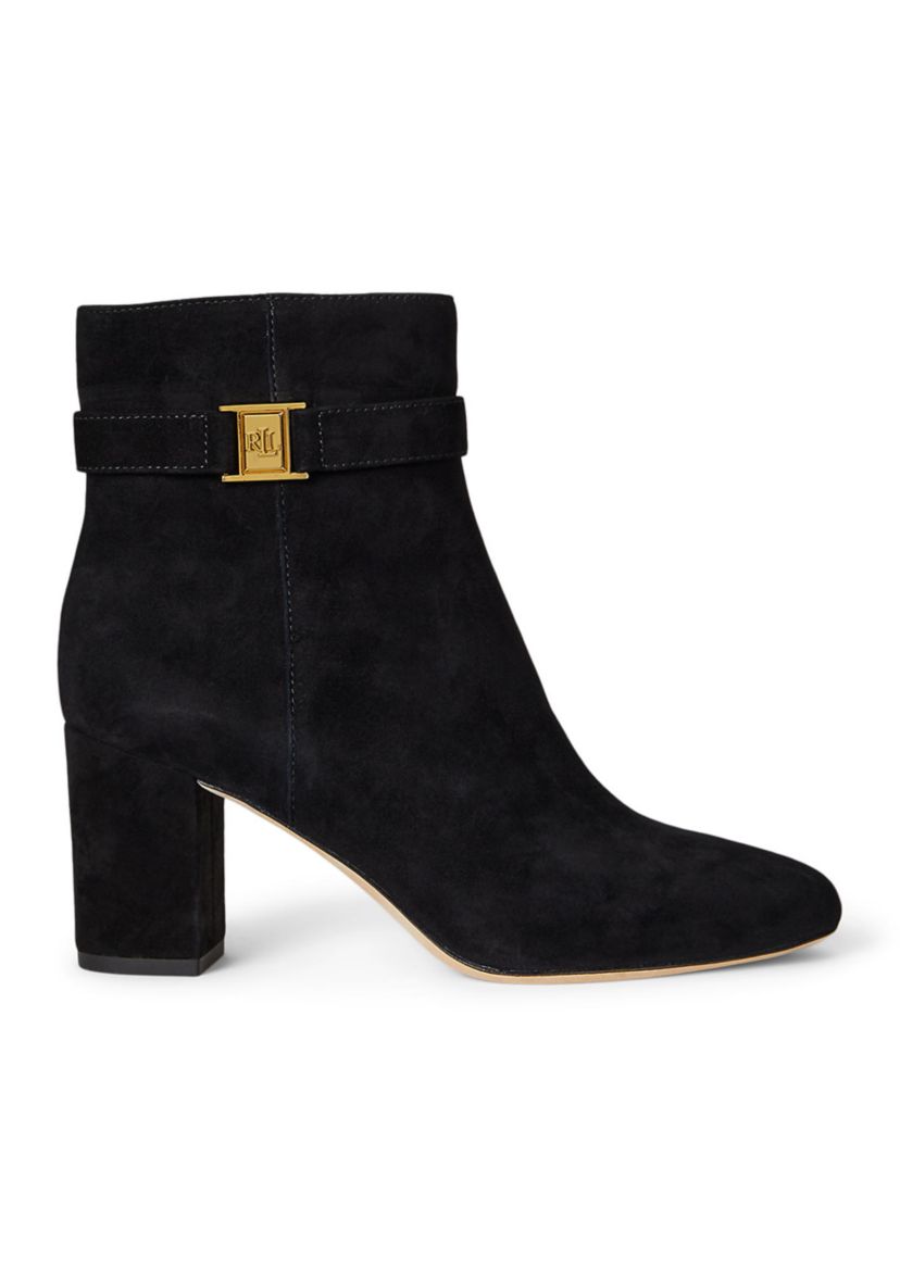 Kellie Suede Bootie Heels