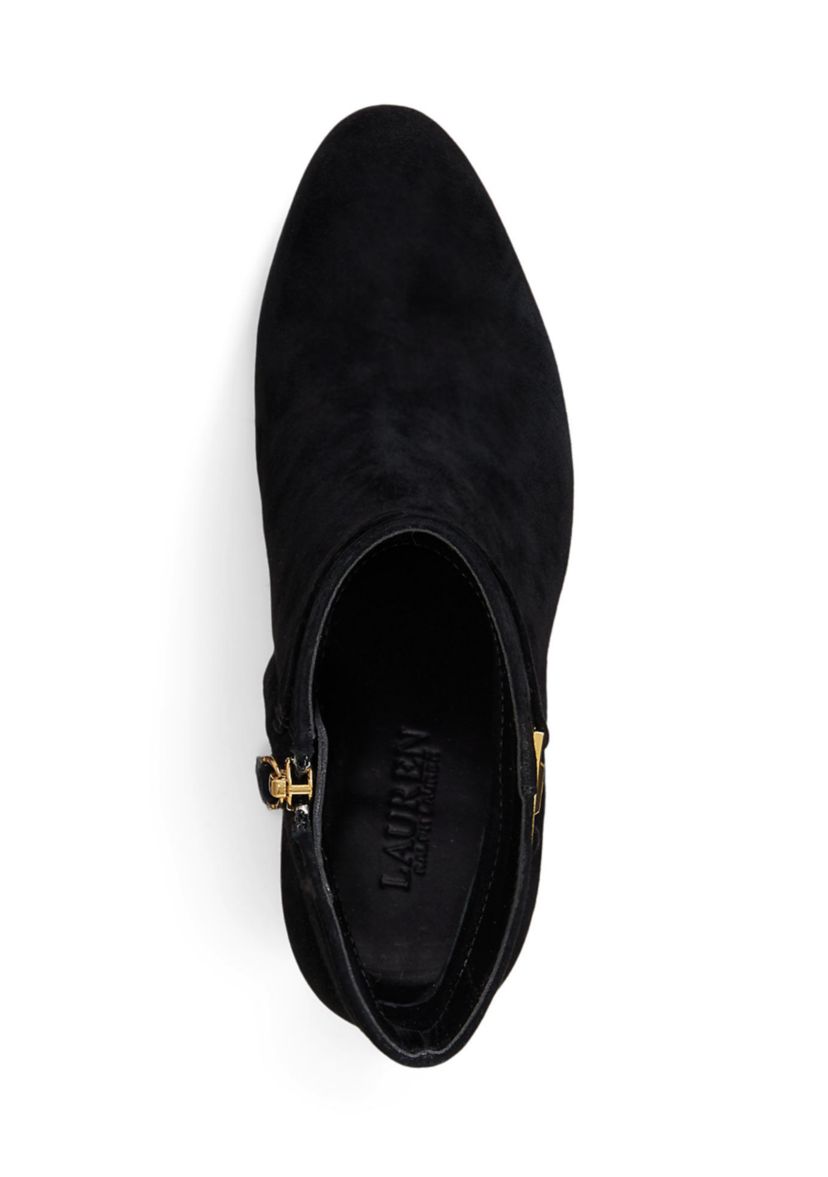 Kellie Suede Bootie Heels