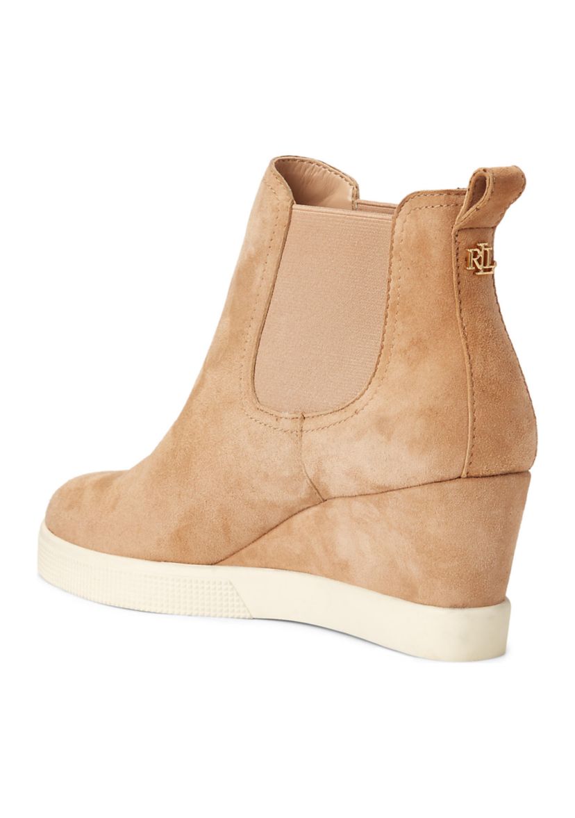 Reade Suede Wedge Sneakers