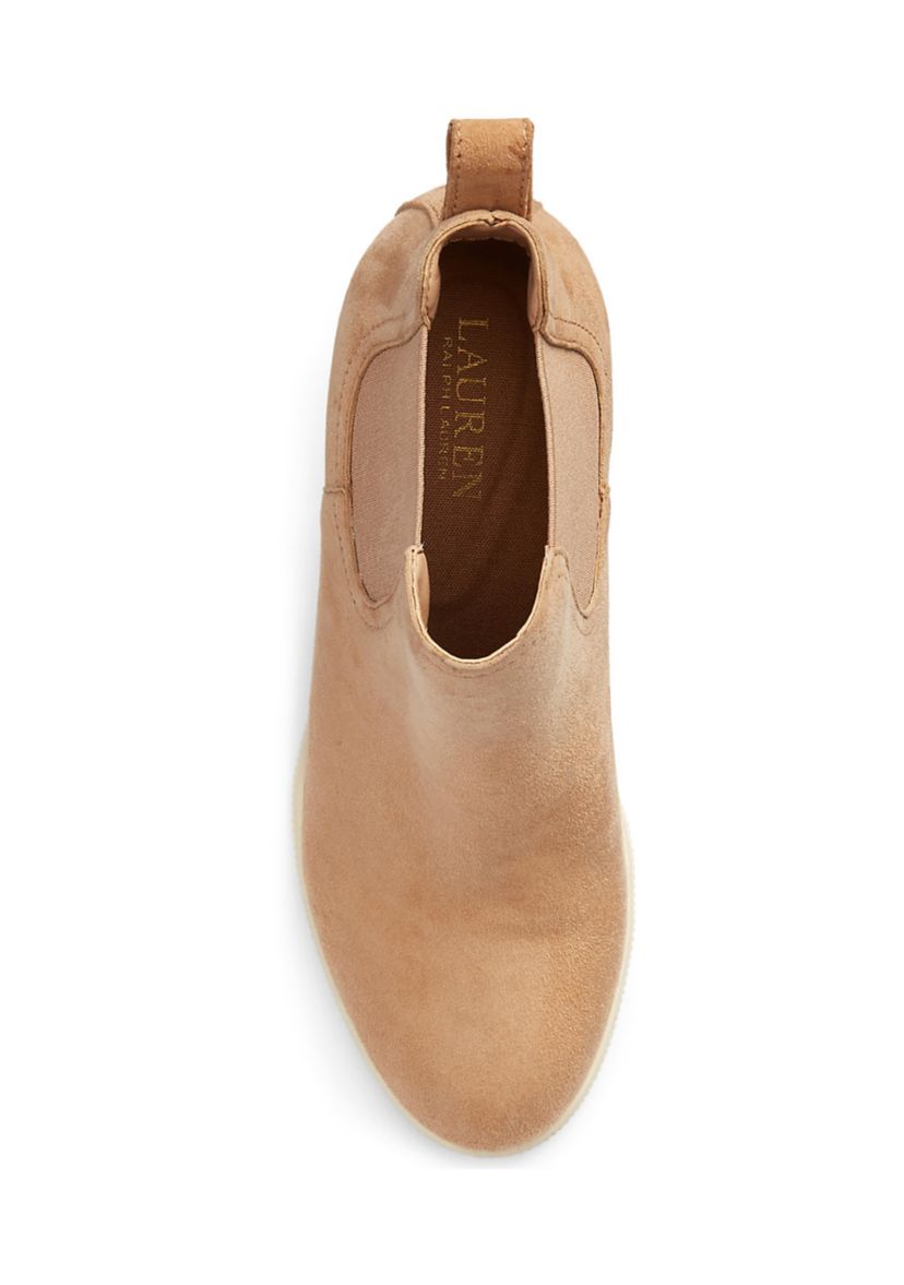 Reade Suede Wedge Sneakers