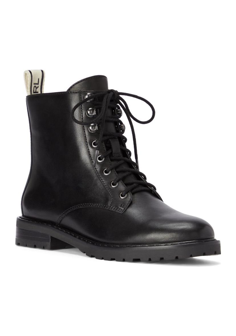 Ensley Burnished Leather Booties