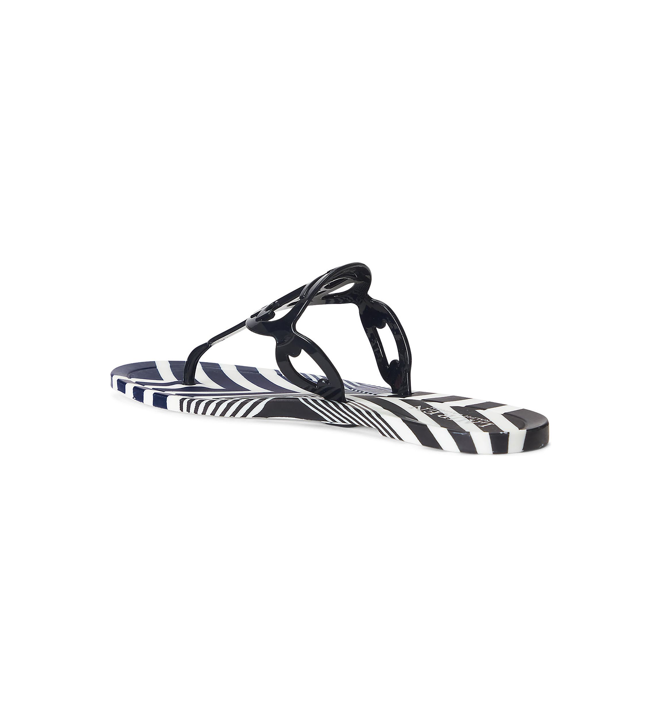 Audrie Striped Jelly Sandals