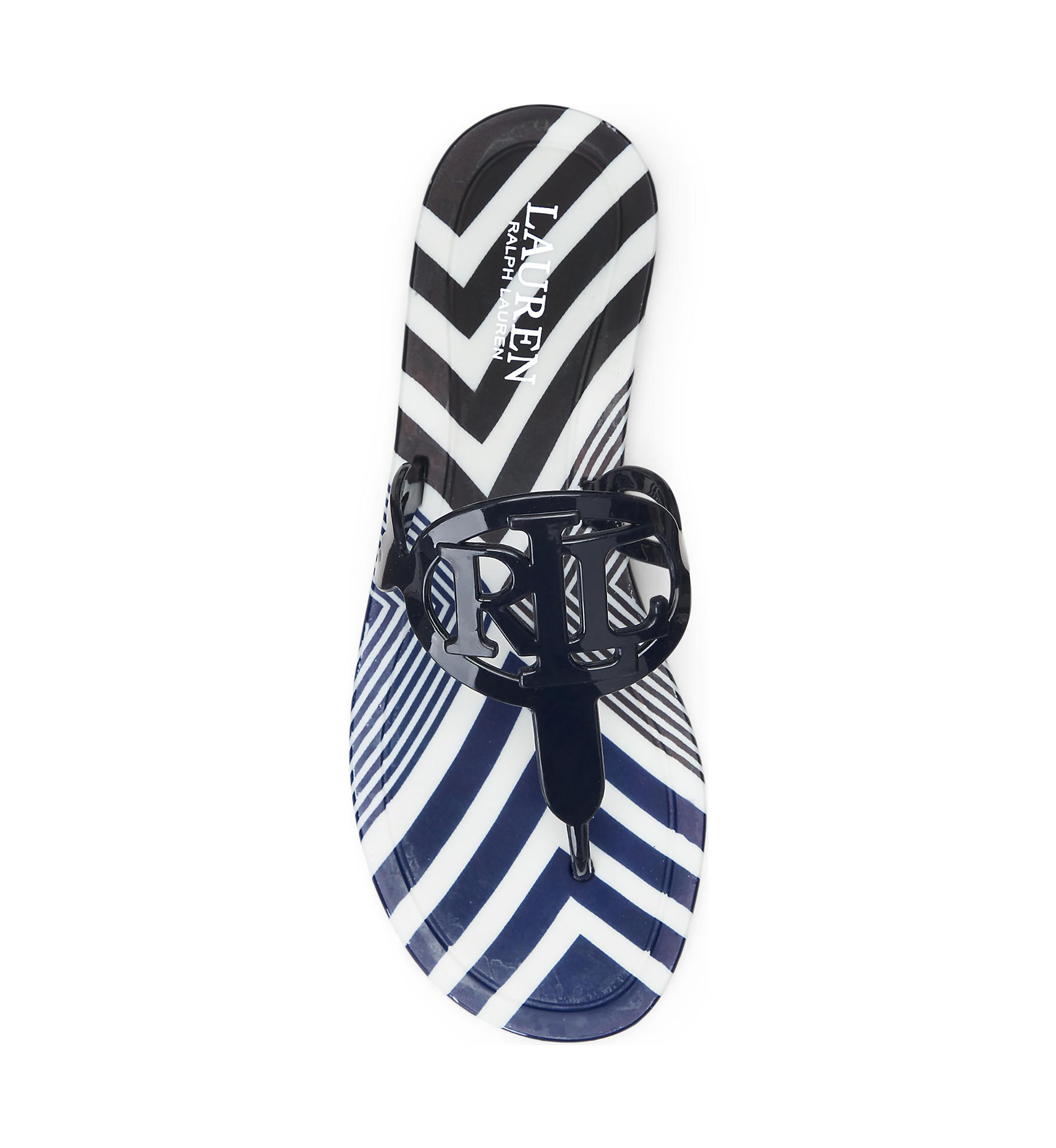 Audrie Striped Jelly Sandals