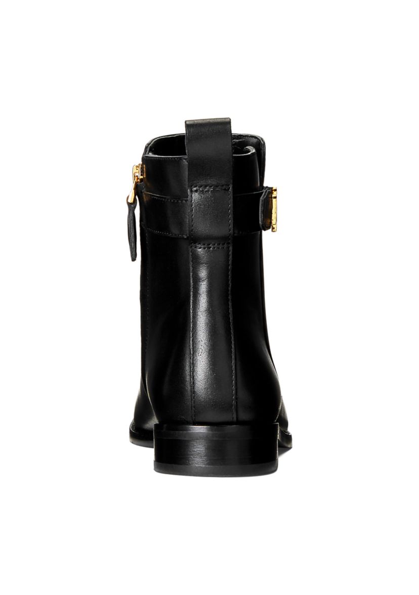 Briele Burnished Leather Booties