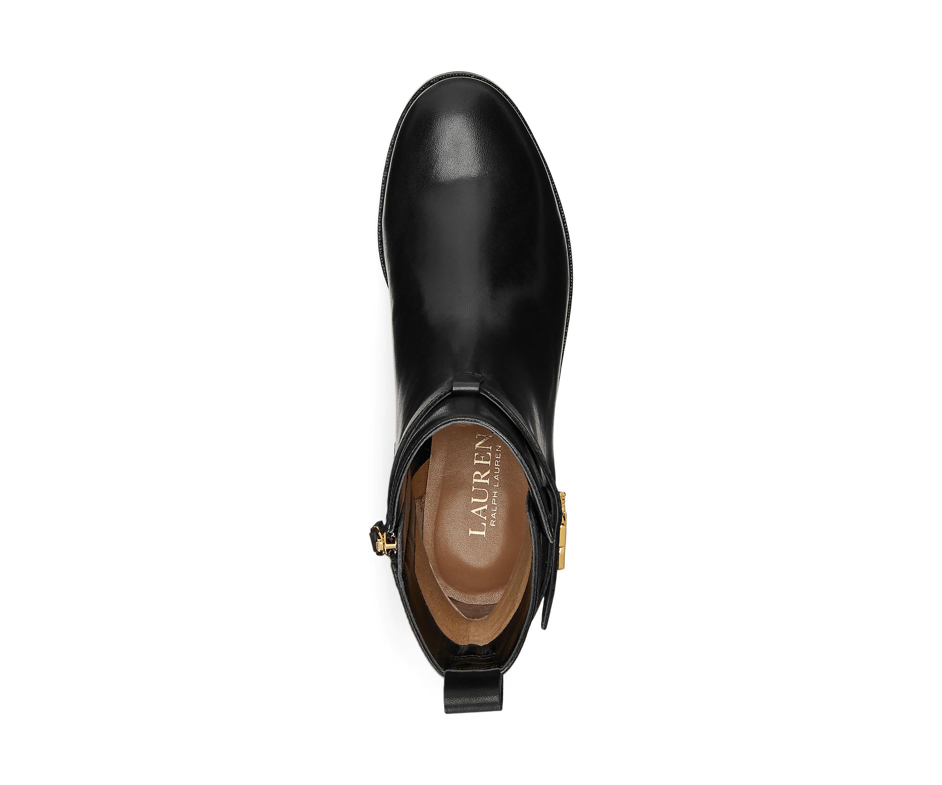 Briele Burnished Leather Booties