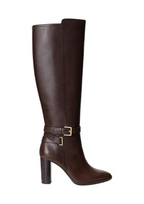 Manchester Burnished Leather Tall Boots