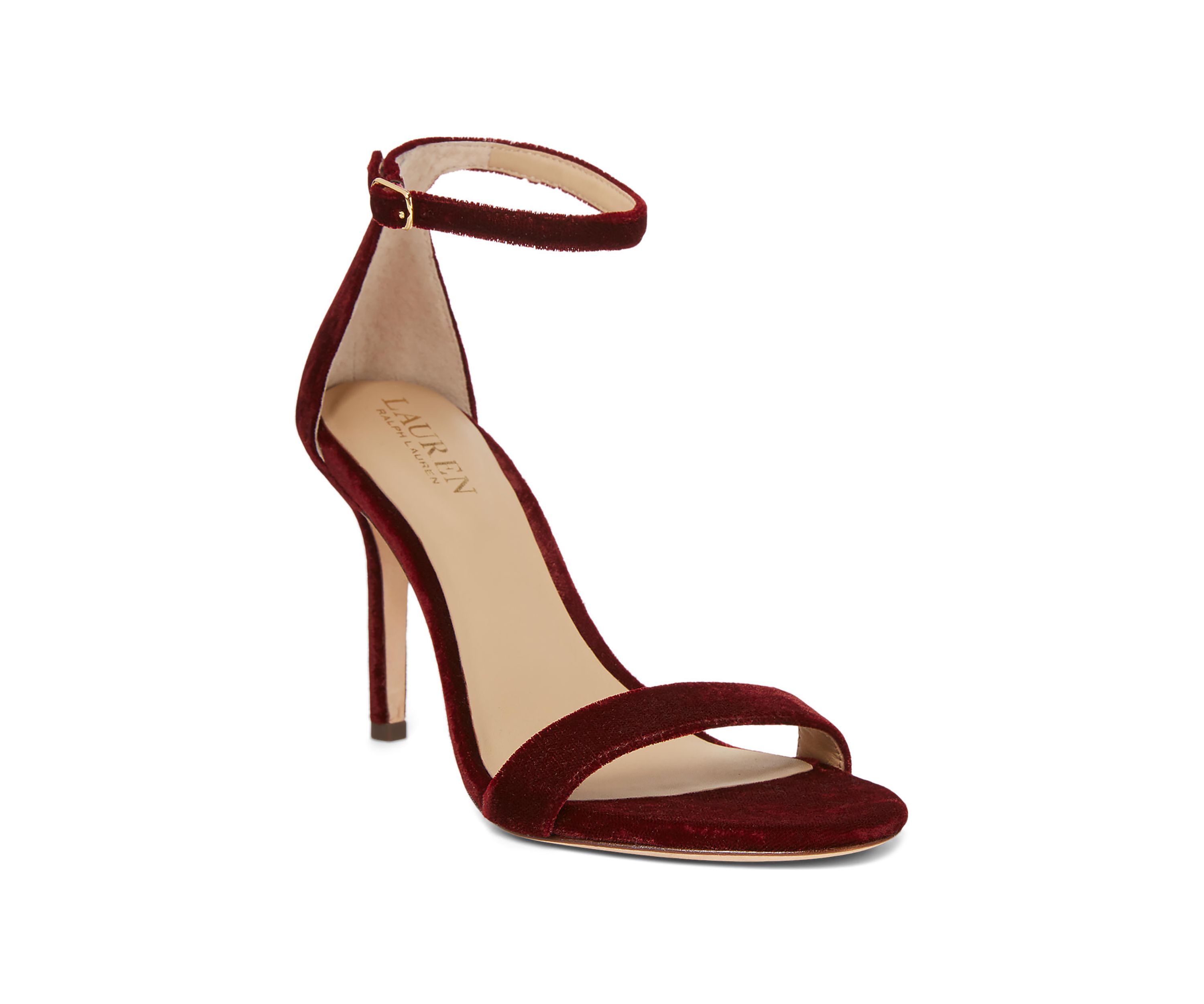 Allie Velvet Sandals