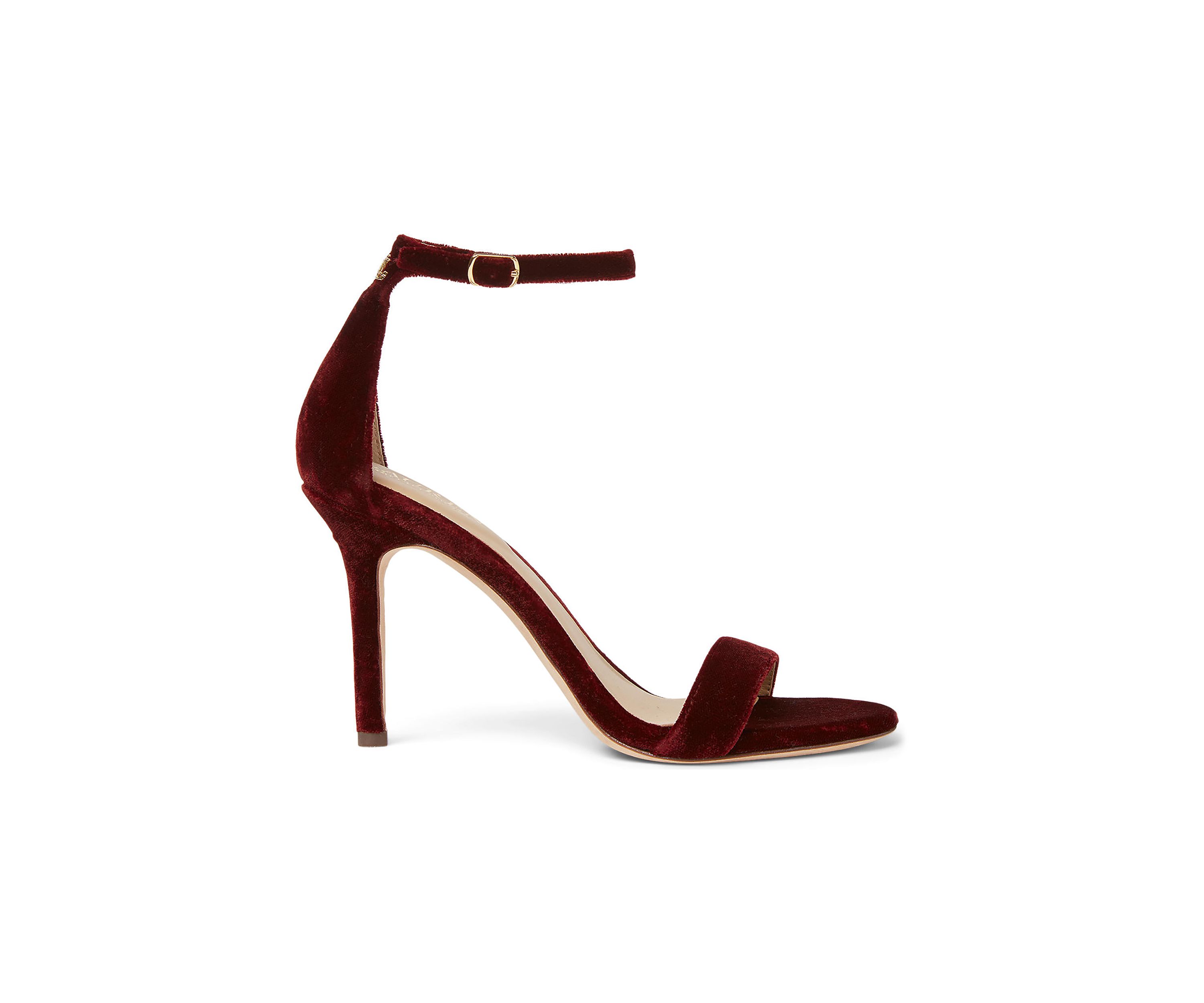 Allie Velvet Sandals