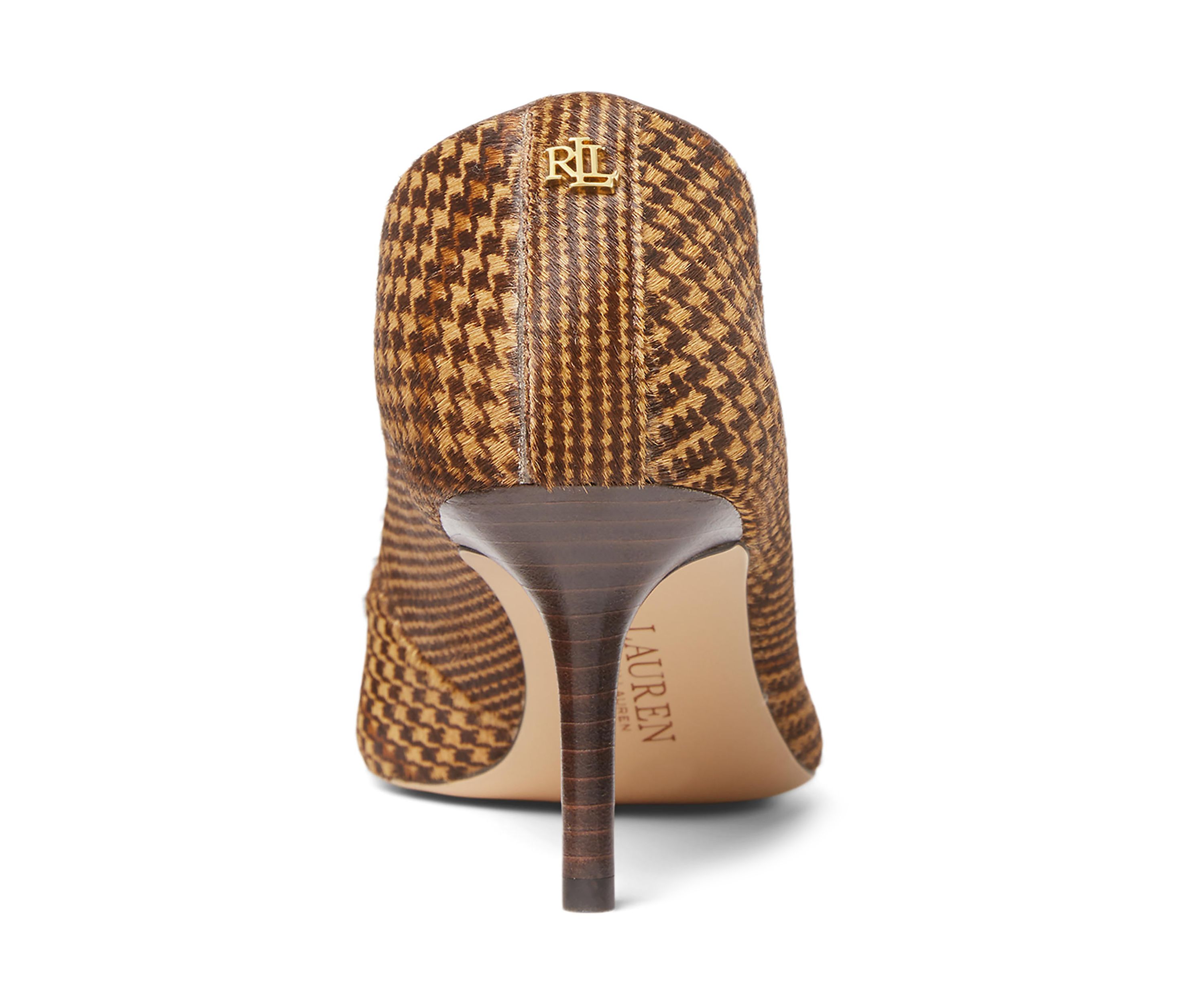Lanette Glen Plaid Haircalf Pumps