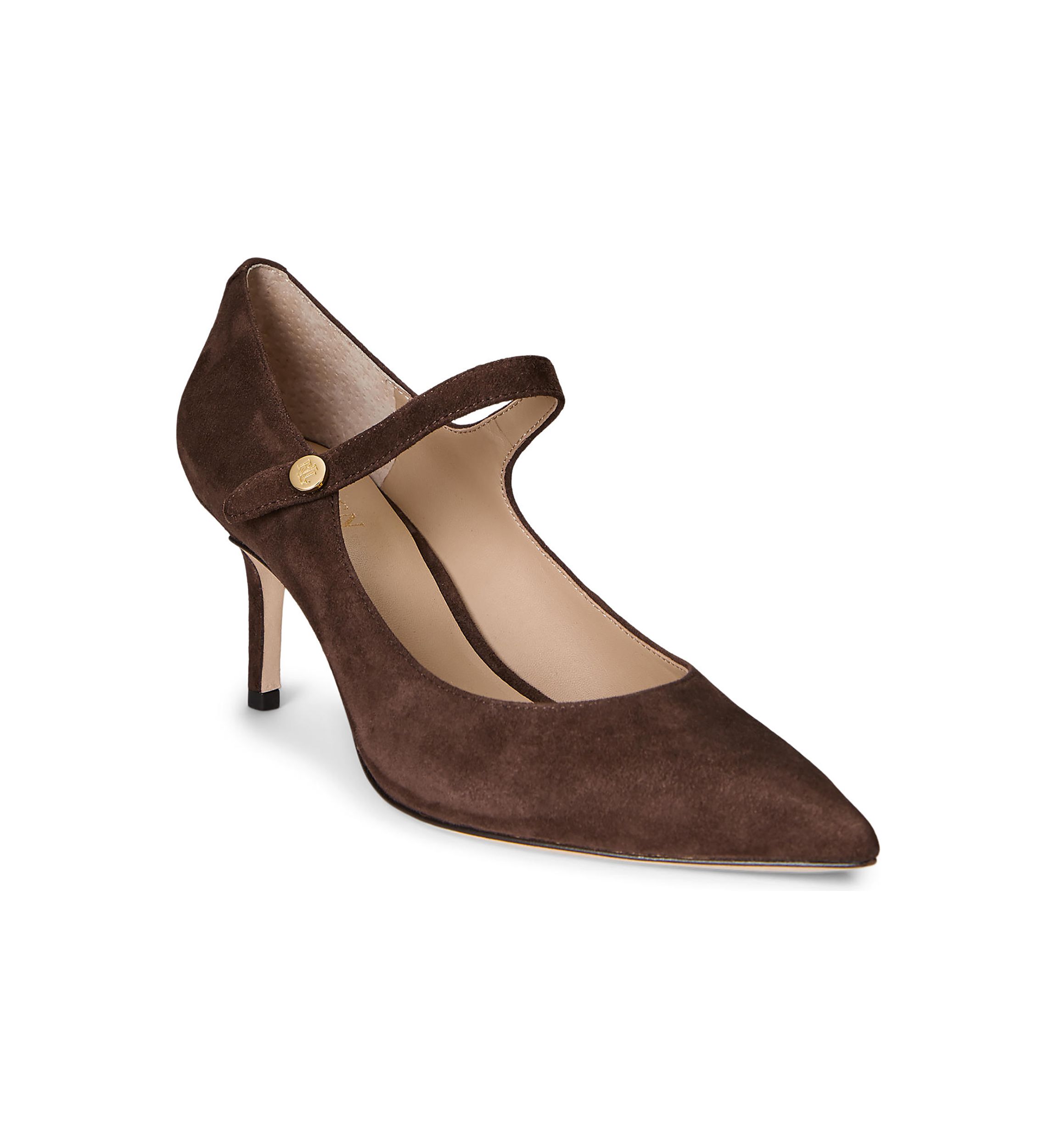 Lanette Suede Mary Jane Pumps