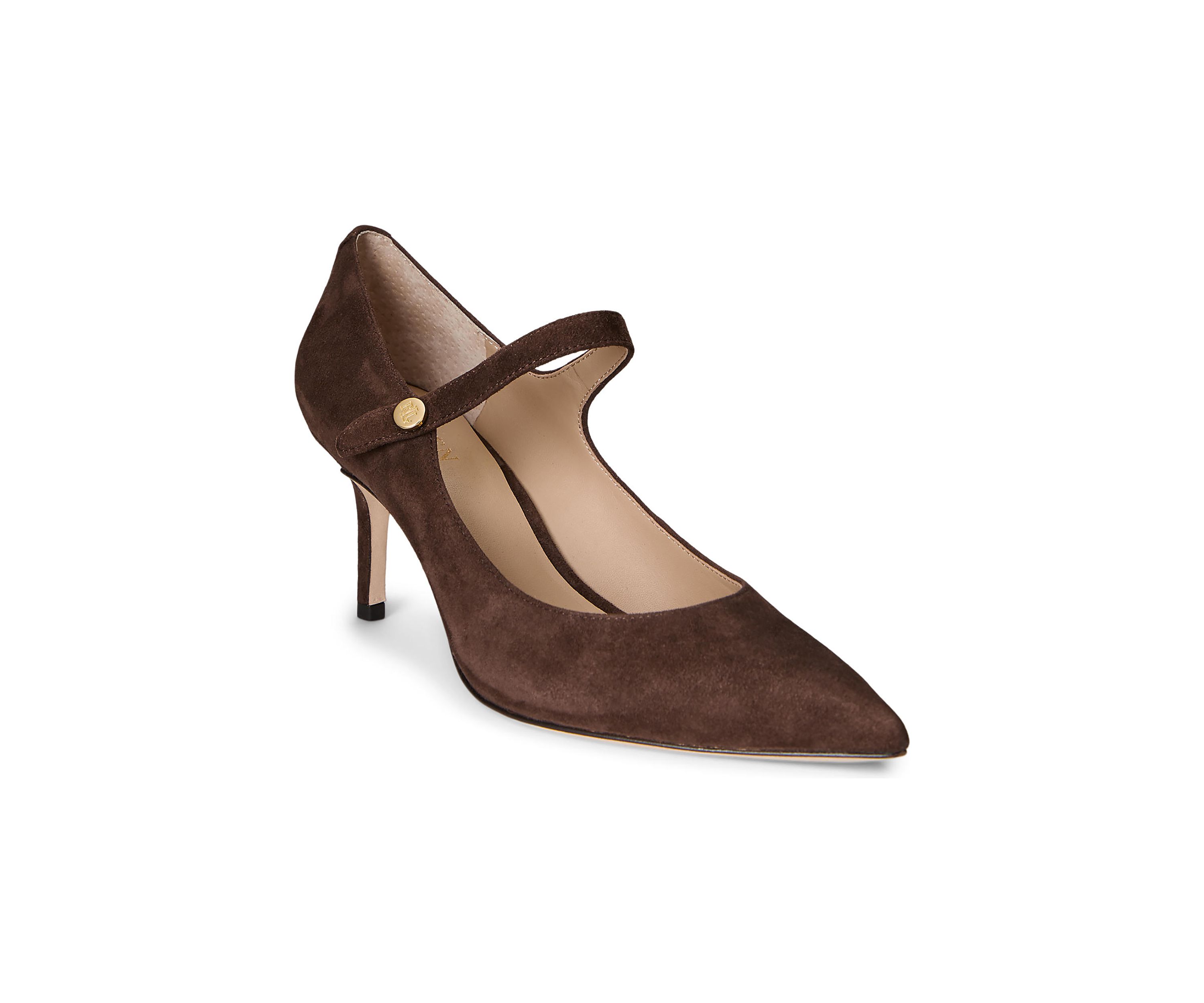 Lanette Suede Mary Jane Pumps