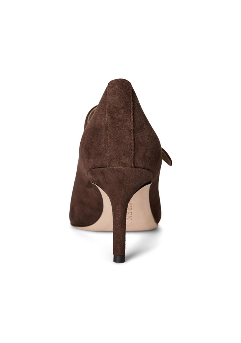 Lanette Suede Mary Jane Pumps
