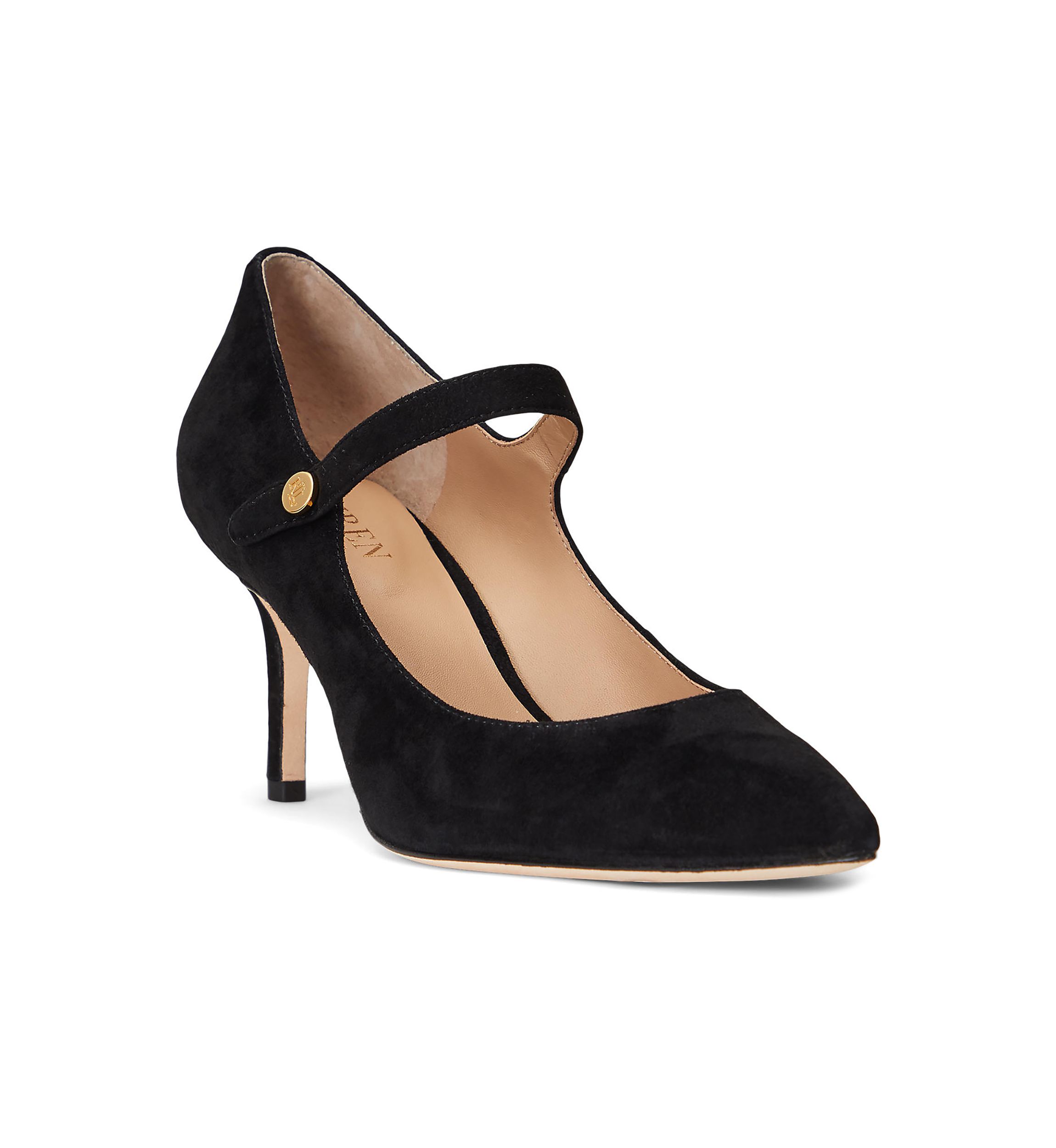 Lanette Suede Mary Jane Pumps