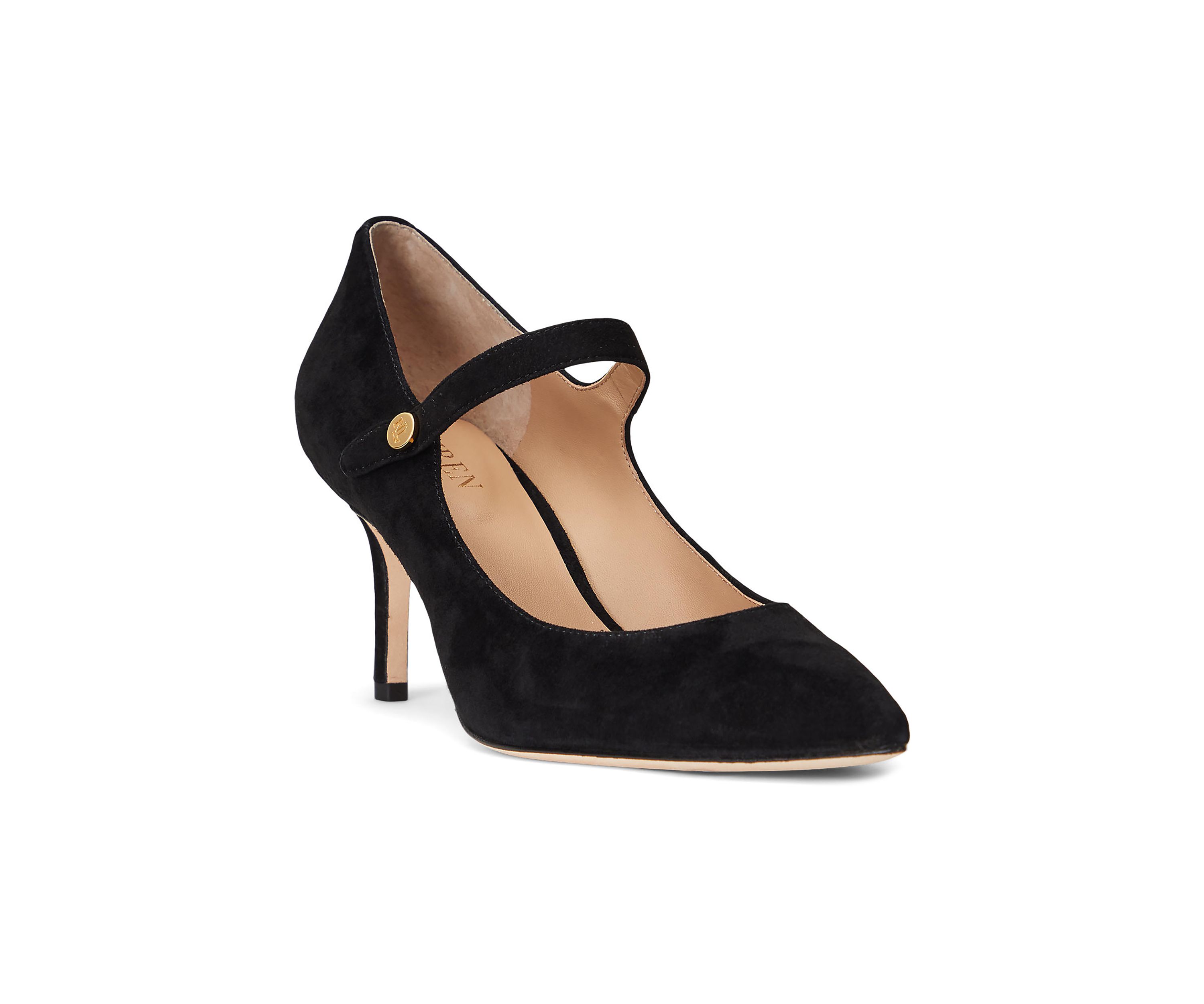 Lanette Suede Mary Jane Pumps